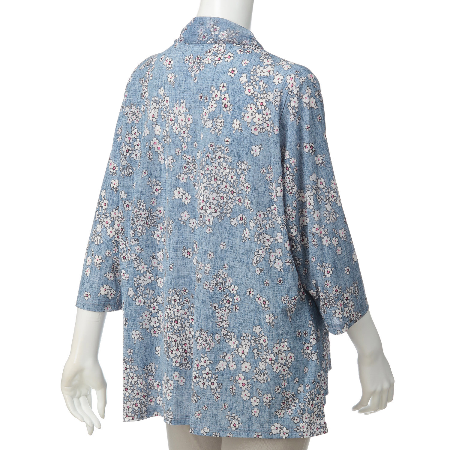 LLサイズ 花柄プリントチュニック - 画像5