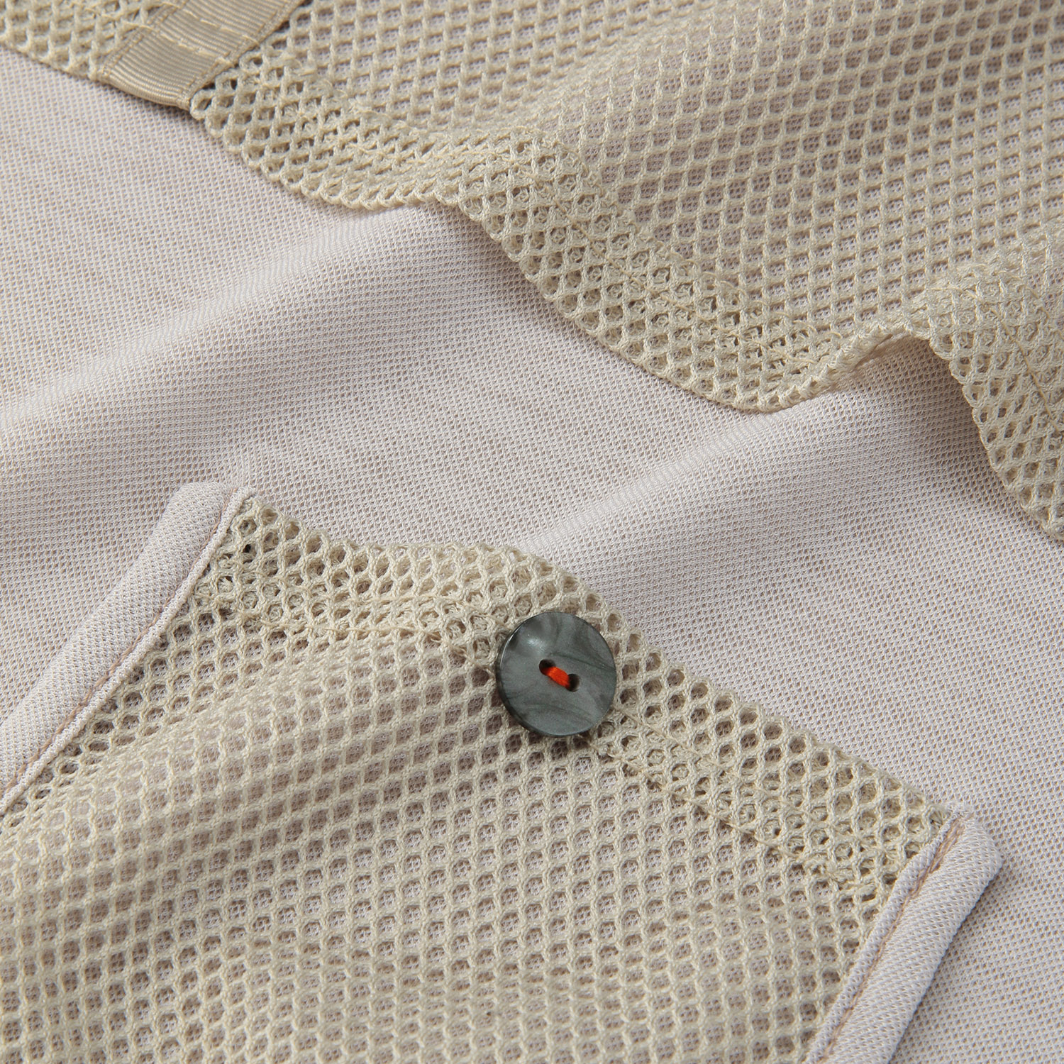 LLサイズ 重ね着風メッシュ使いチュニック - 画像5