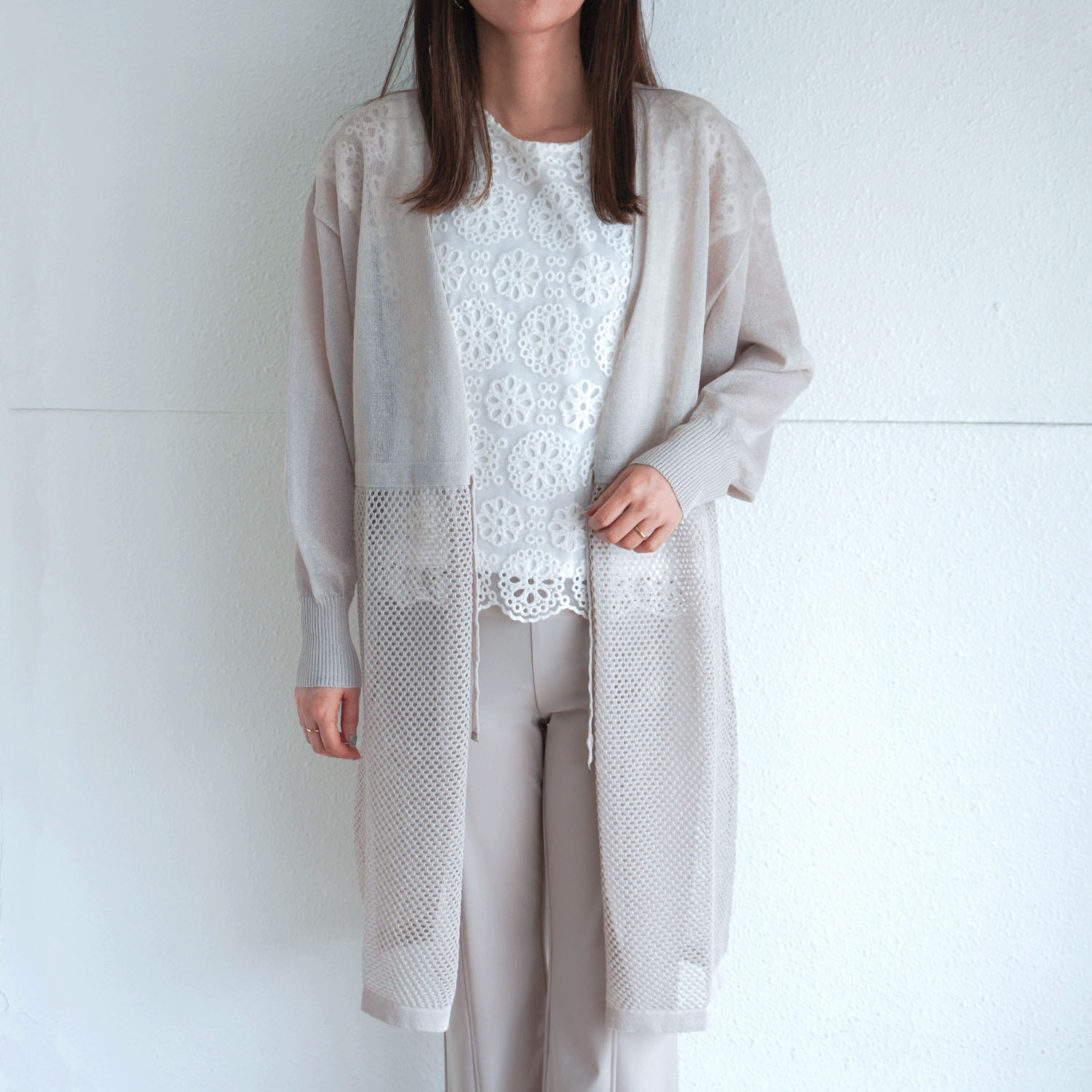 刺繍レースカットソー - 画像6