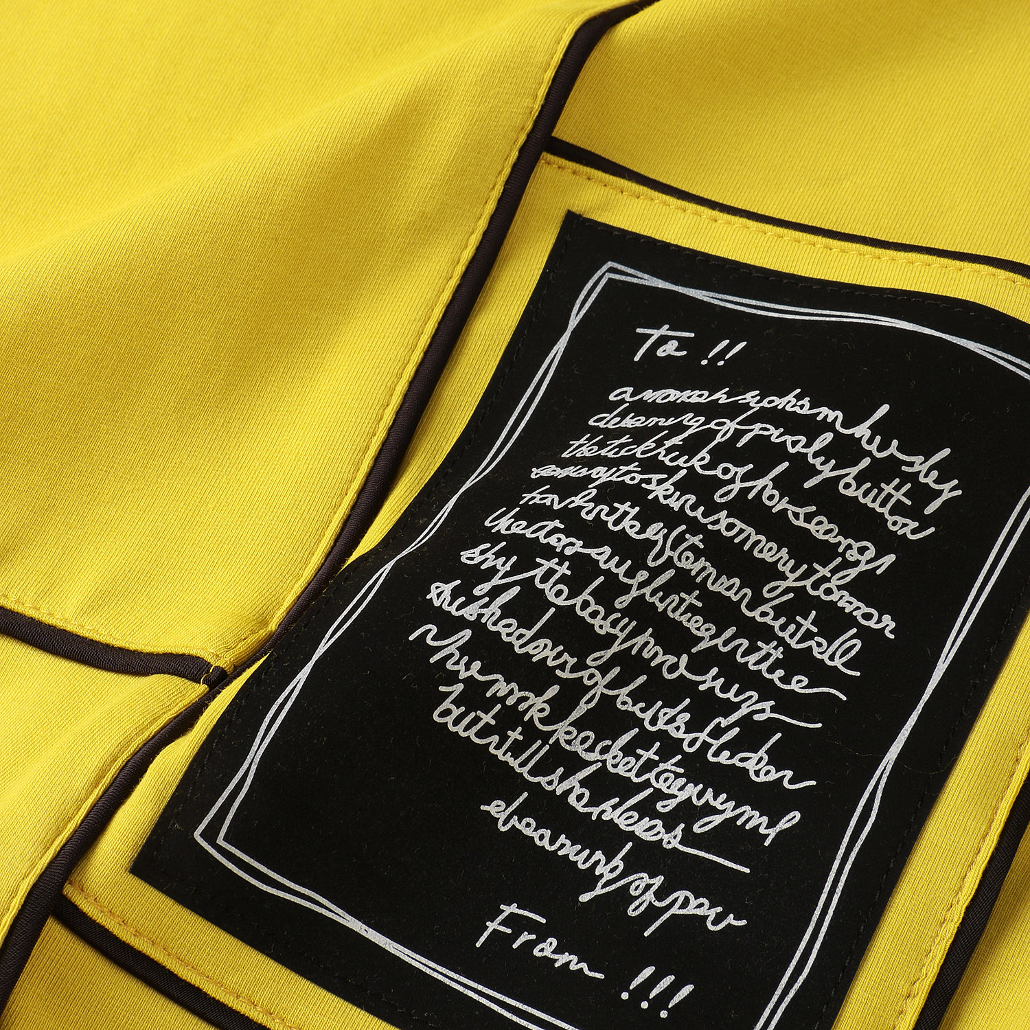 ワッペン付き配色チュニック - 画像12