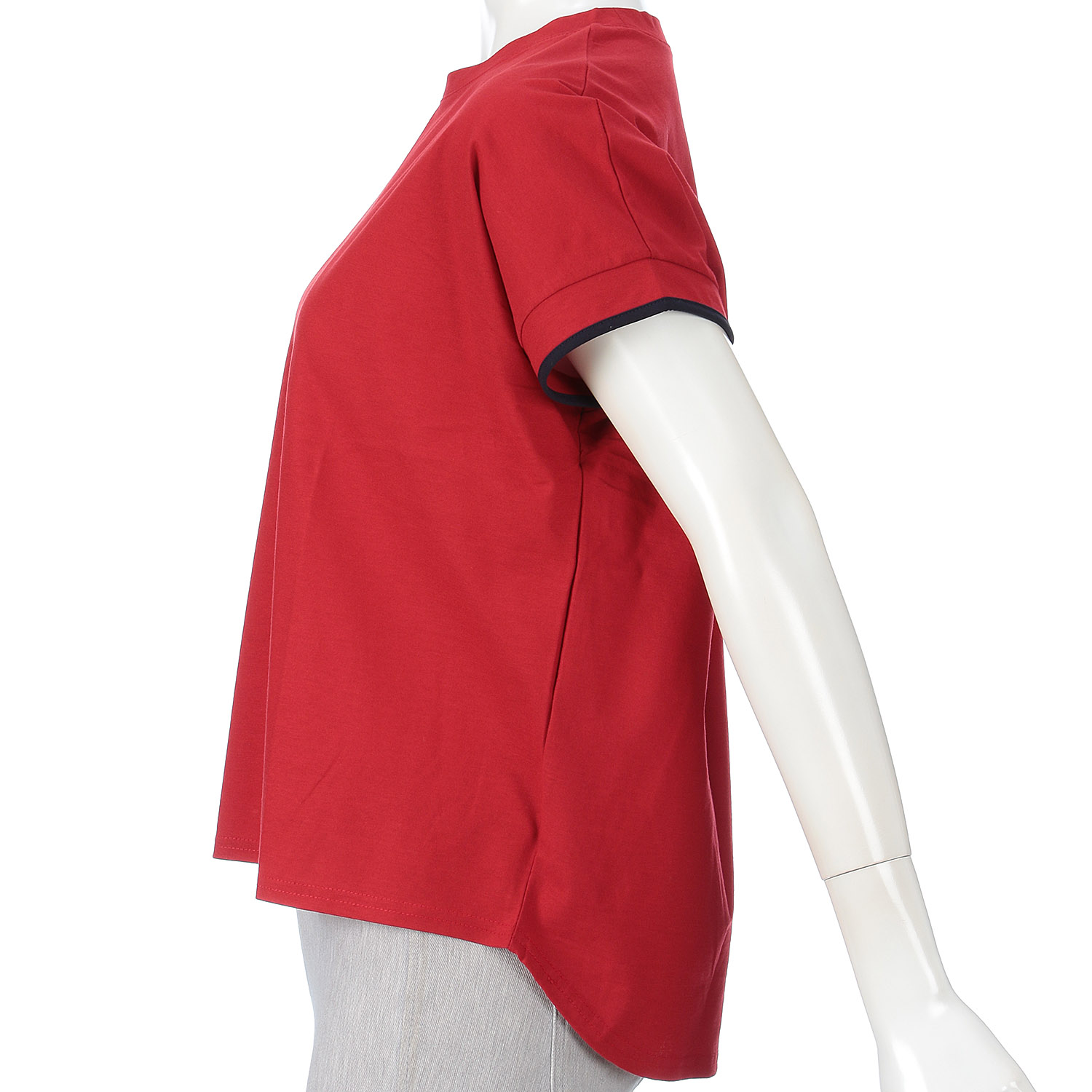 袖配色フレンチカットソー - 画像4