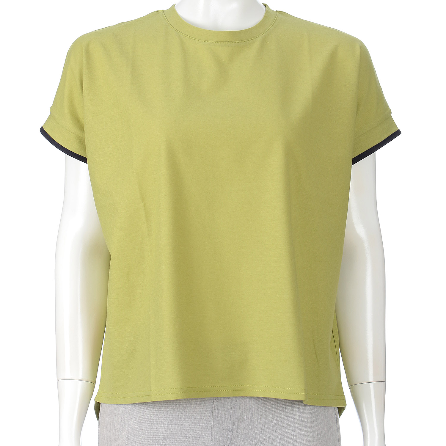 袖配色フレンチカットソー - 画像7