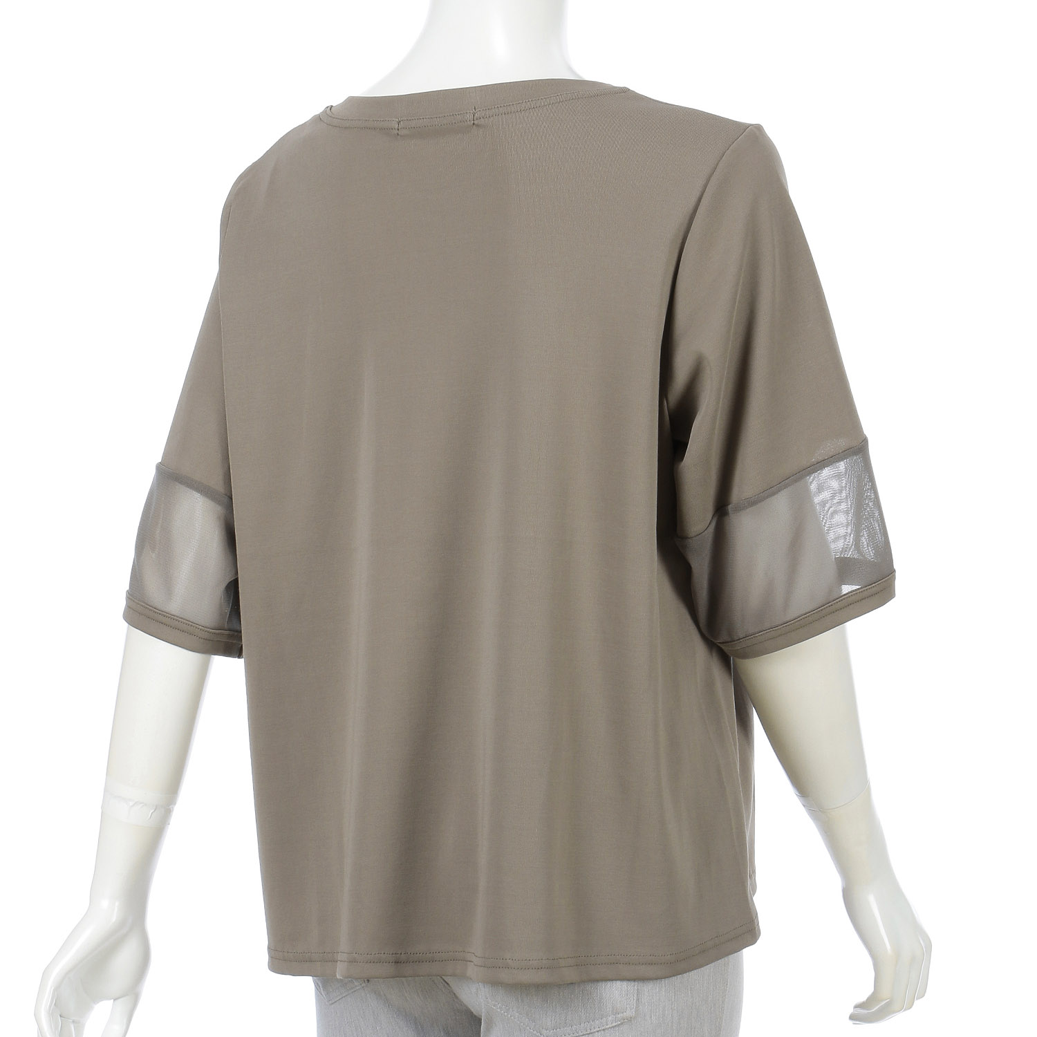 アトリエ雅 異素材配色カットソープルオーバー - 画像8