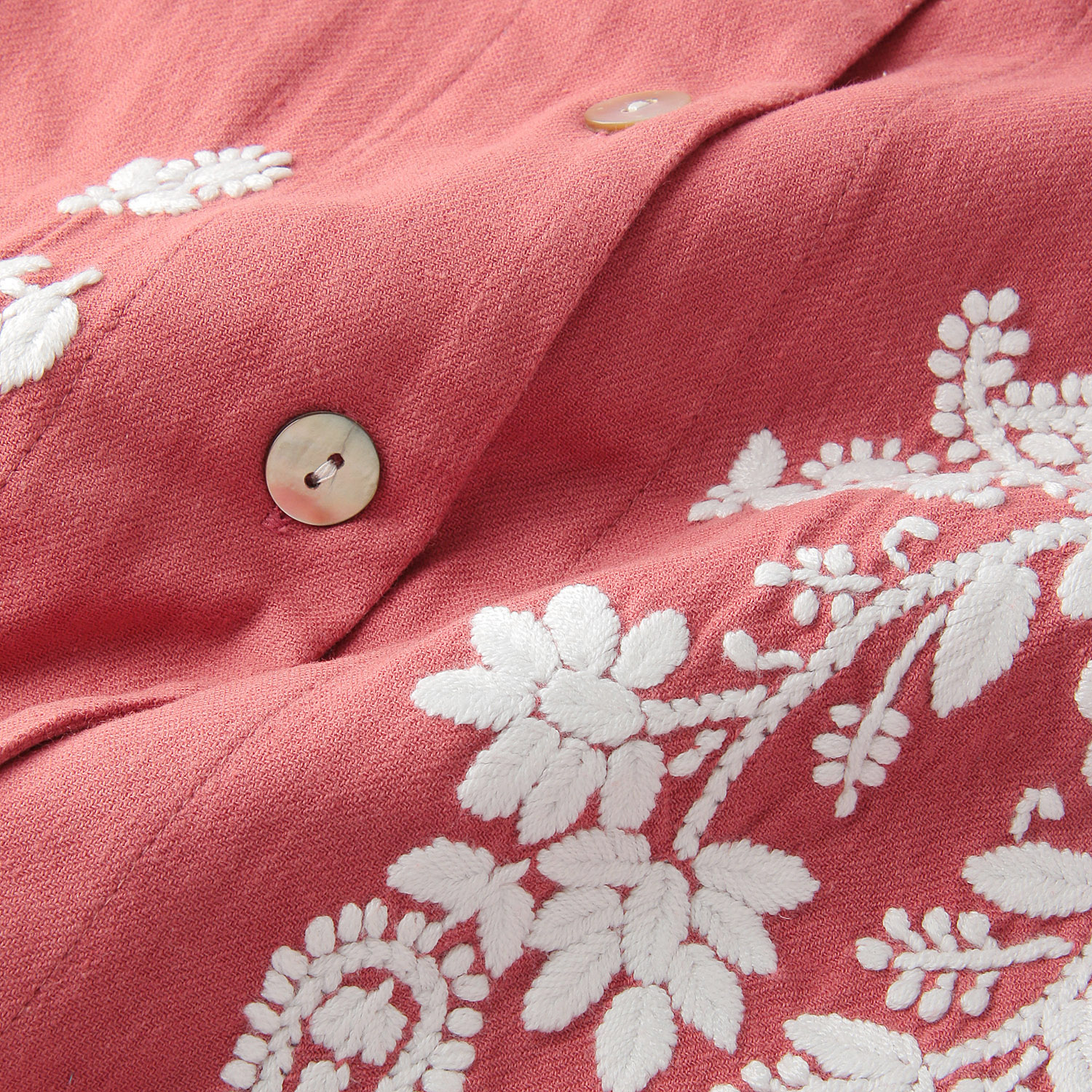 インディゴ 手刺繍ブラウス - 画像9