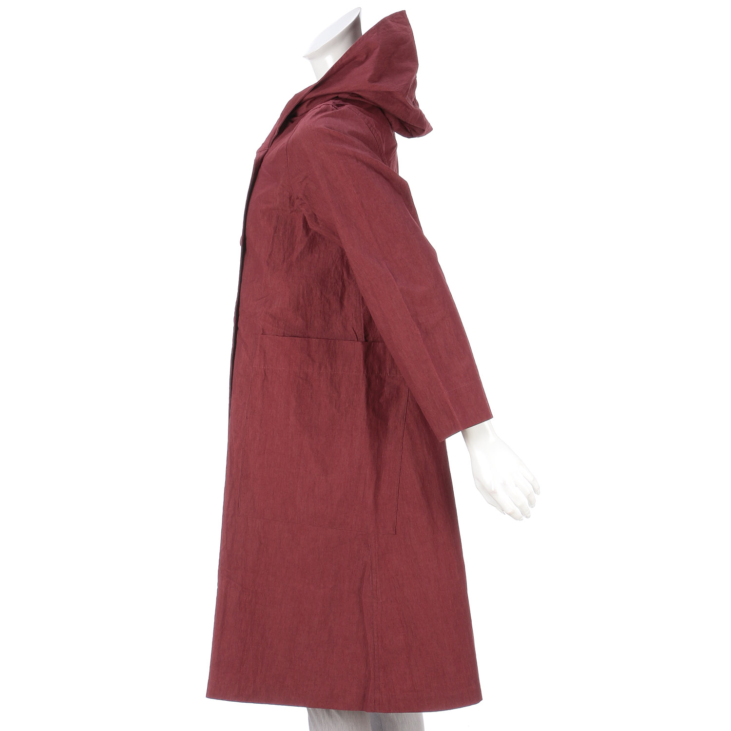 インディゴ 綿ナイロンダブルコート - 画像11