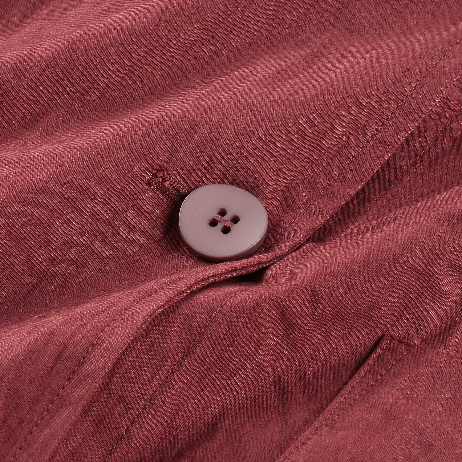 インディゴ 綿ナイロンダブルコート - 画像13