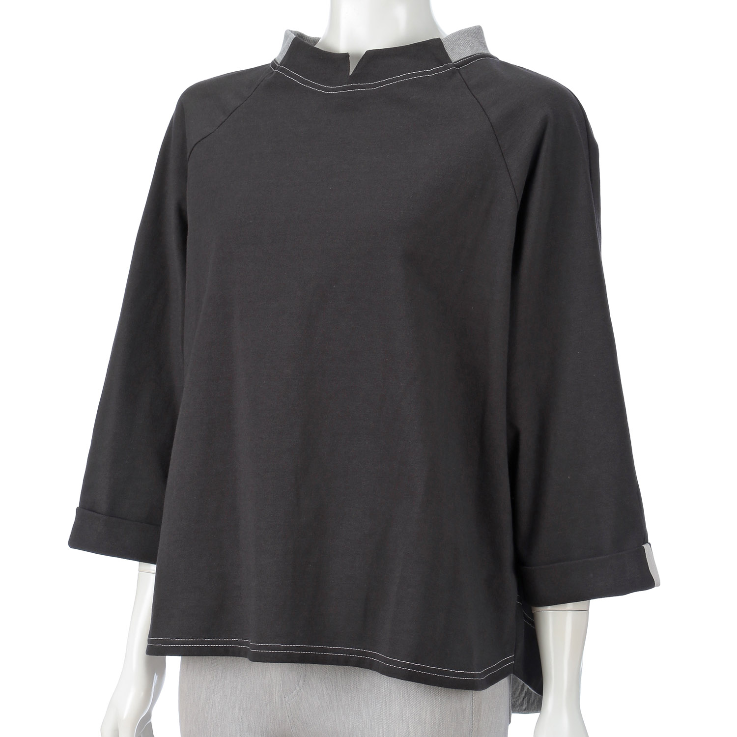 アトリエ雅 配色プルオーバー - 画像2