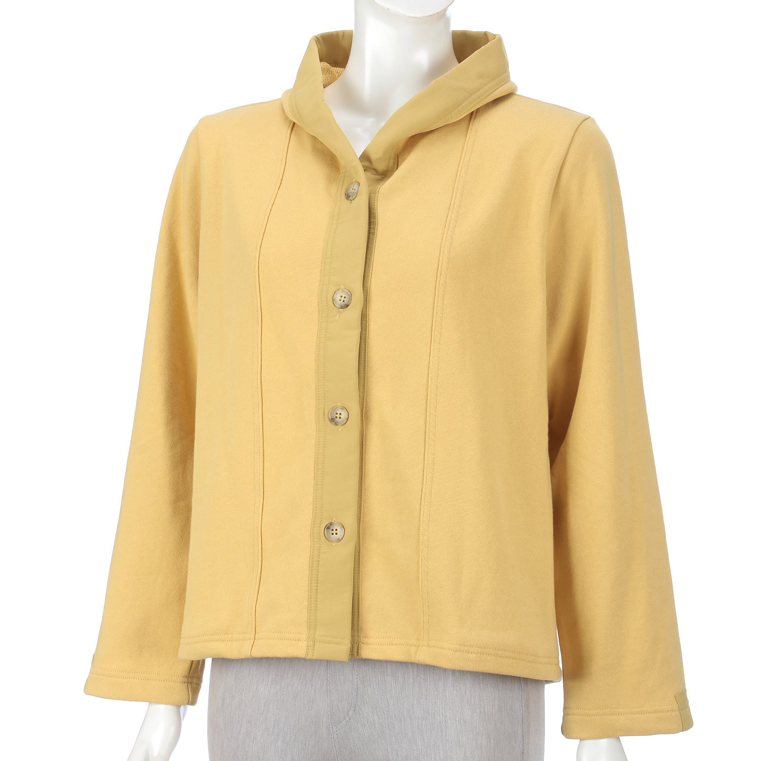 アトリエ雅 裏毛チビフードカーデパーカー