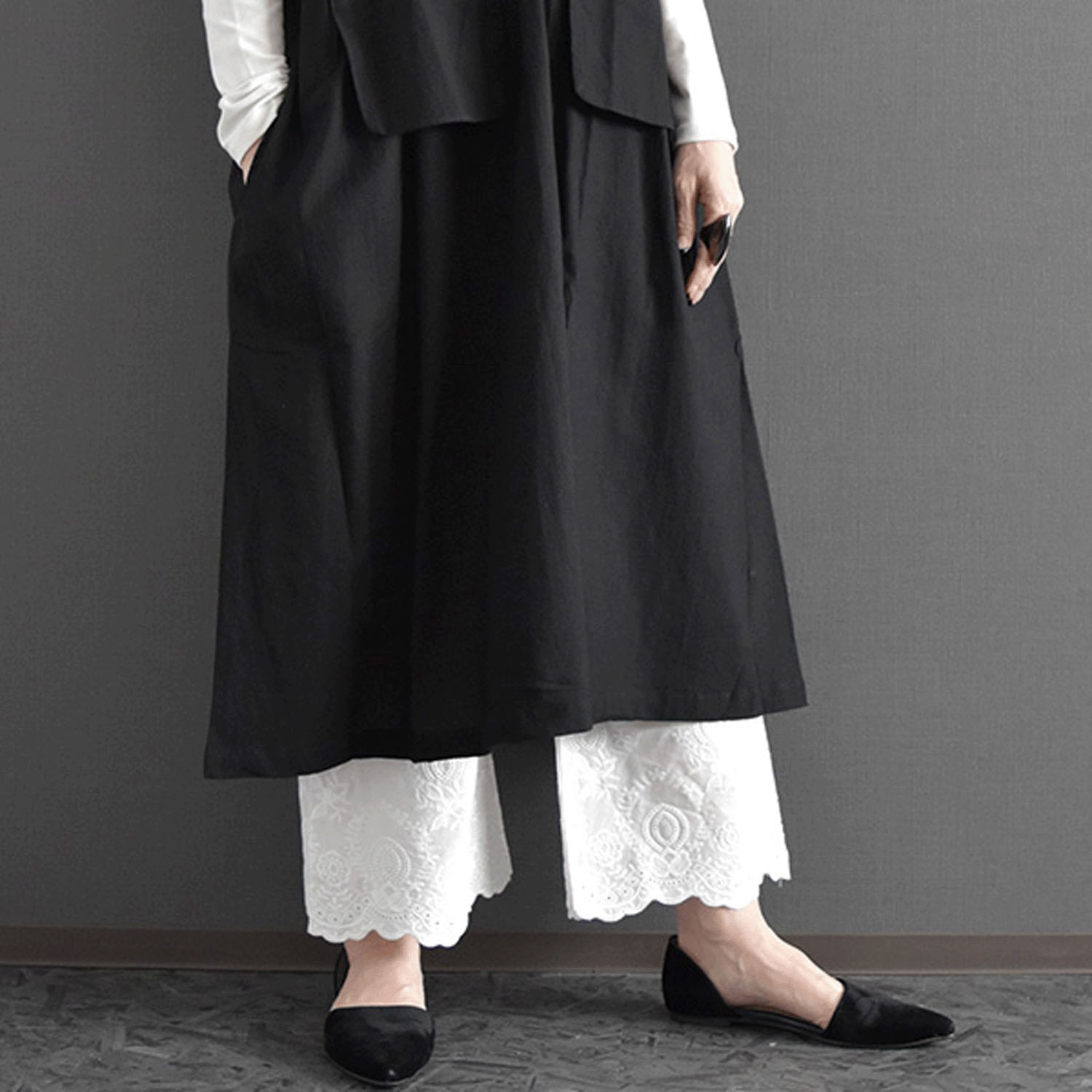 ケトレード 裾レースぺチパンツ - 画像1