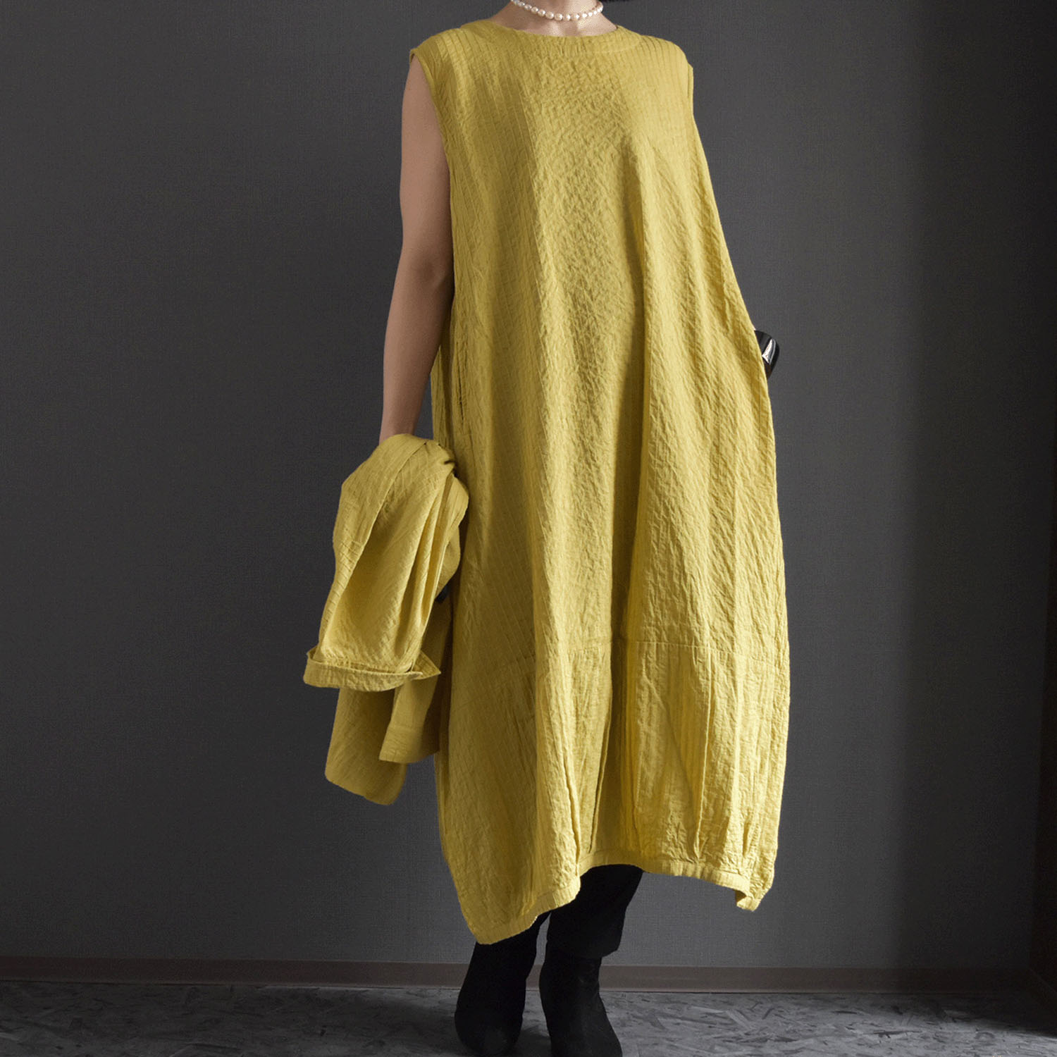 ケトレード 総ピンタックジャンパースカート - 画像1