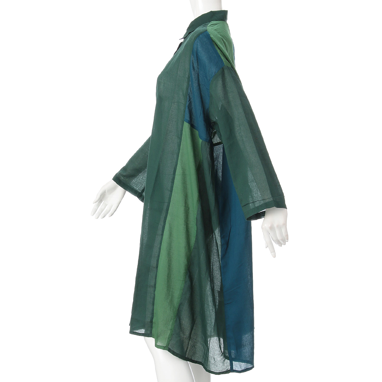 ケトレード サールーパッチワークシャツワンピース - 画像8