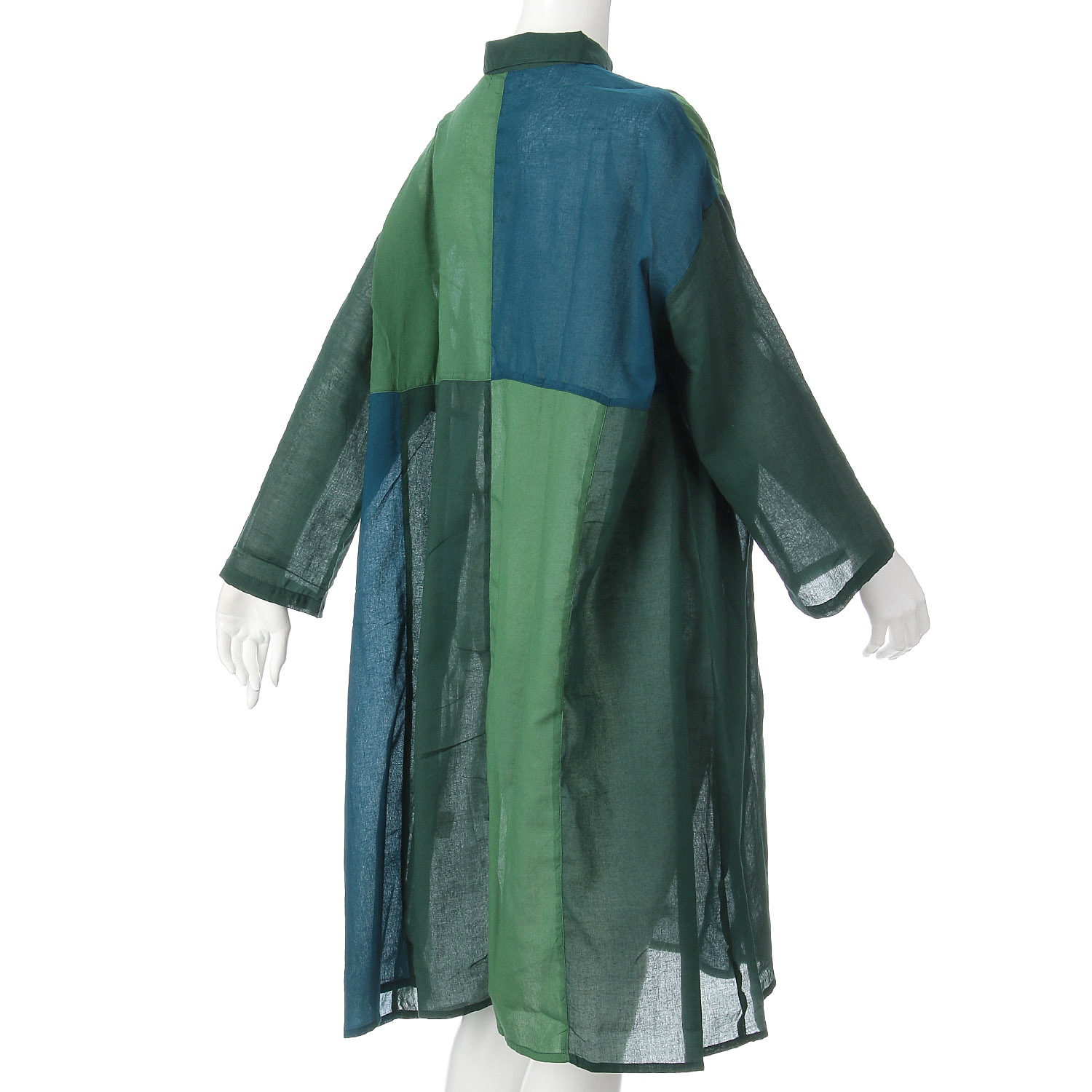 ケトレード サールーパッチワークシャツワンピース - 画像9