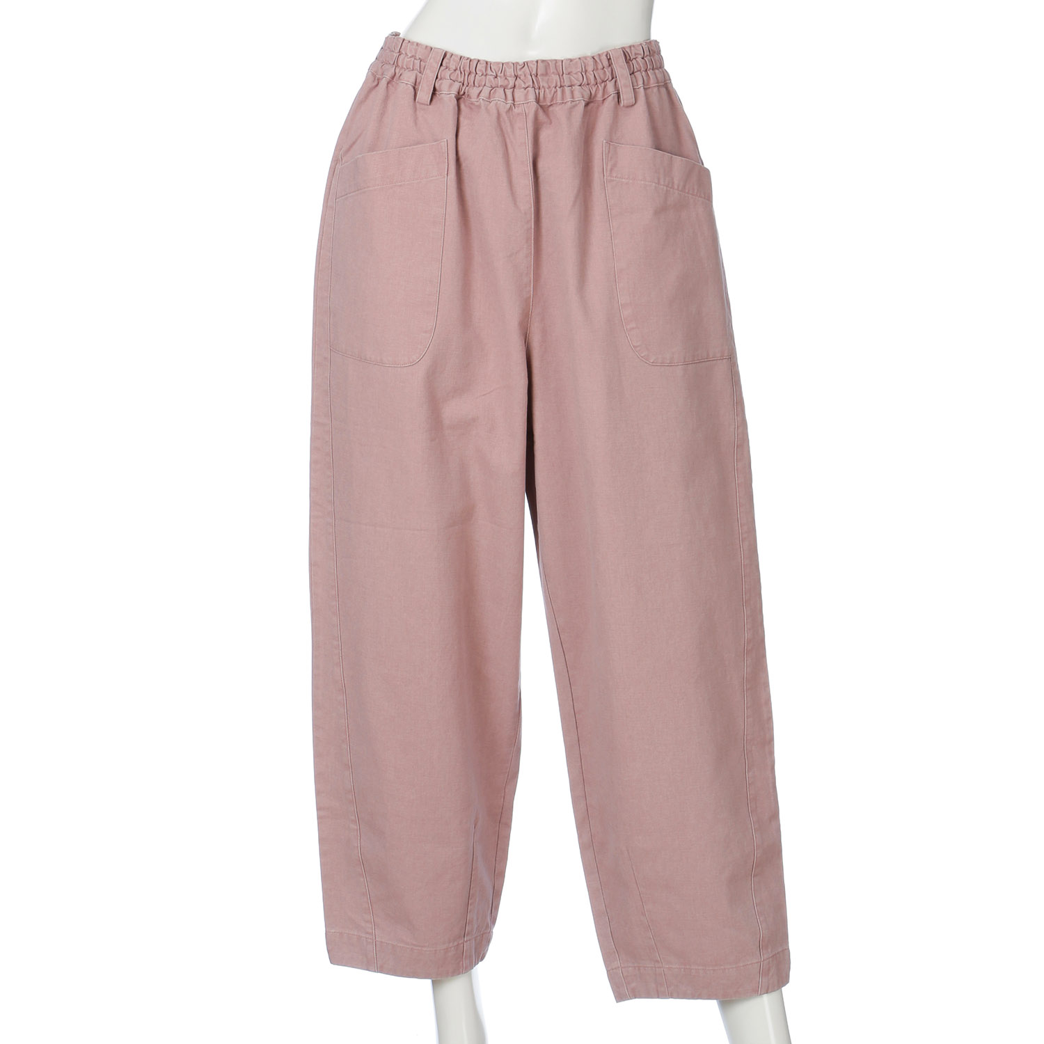 インディゴ ヘビーウォッシュコットンパンツ - 画像4