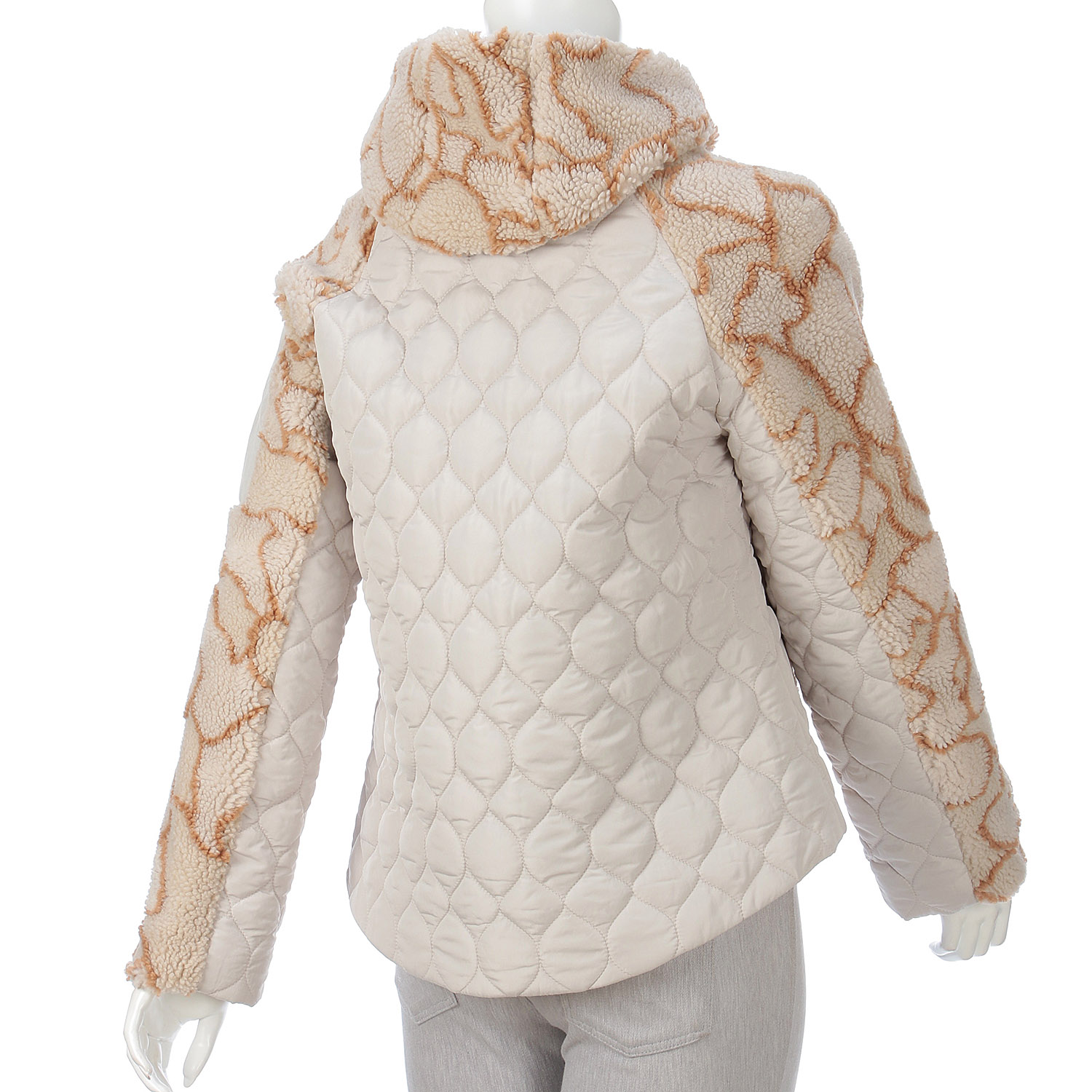 中綿ファーフードコート - 画像10