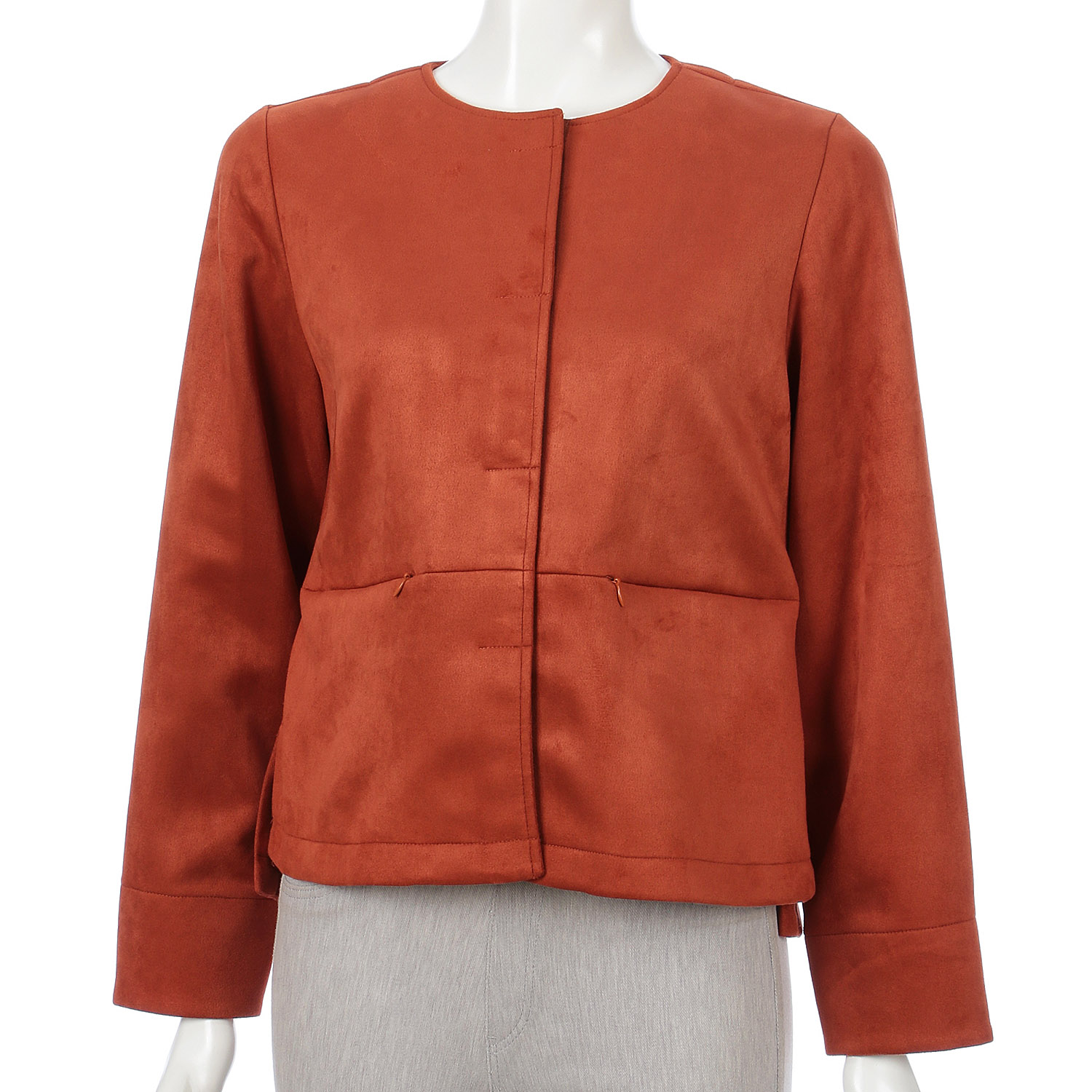 ストレッチスエードジャケット - 画像1