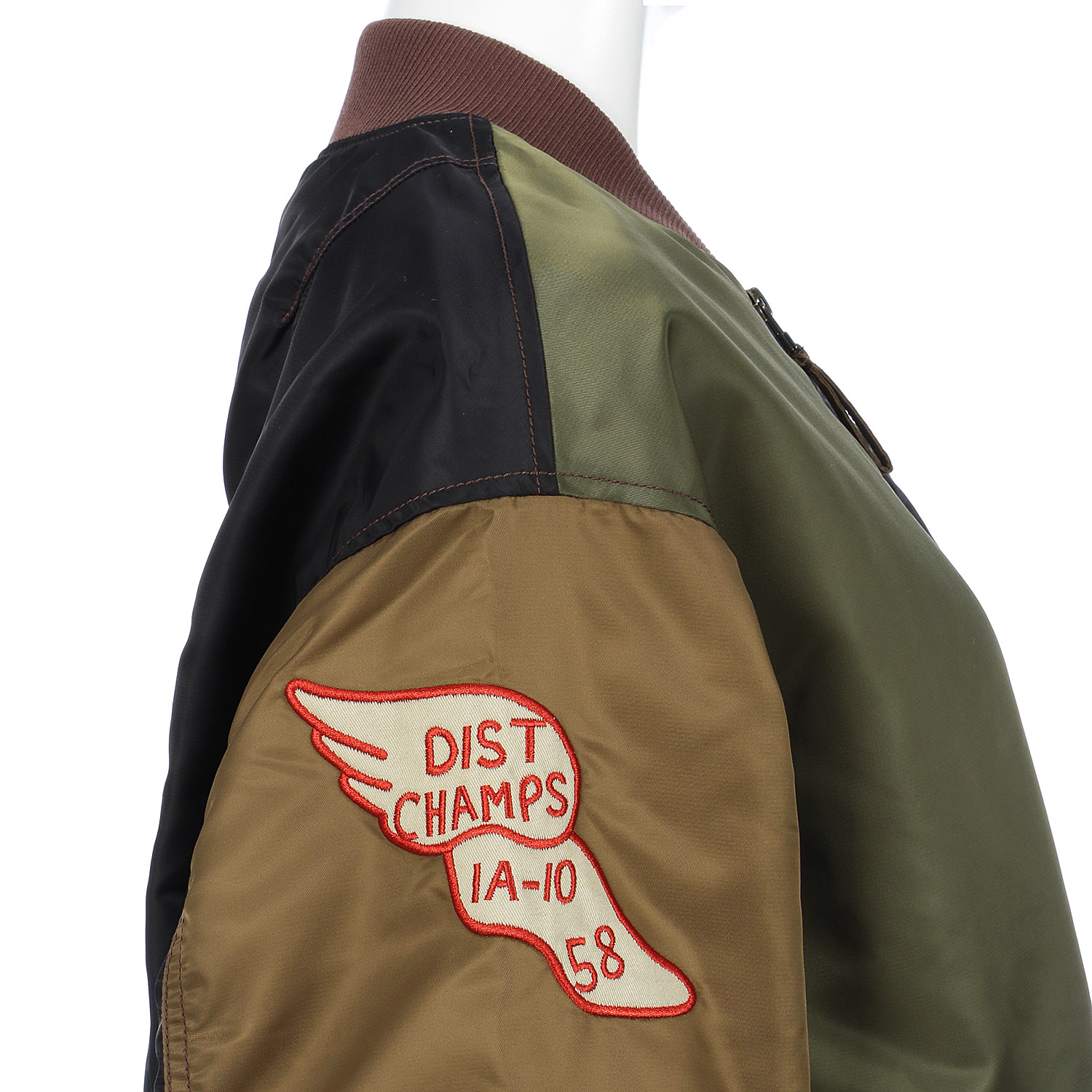 CUBE SUGAR 中綿ナイロワッペン刺繍MA－1 - 画像9