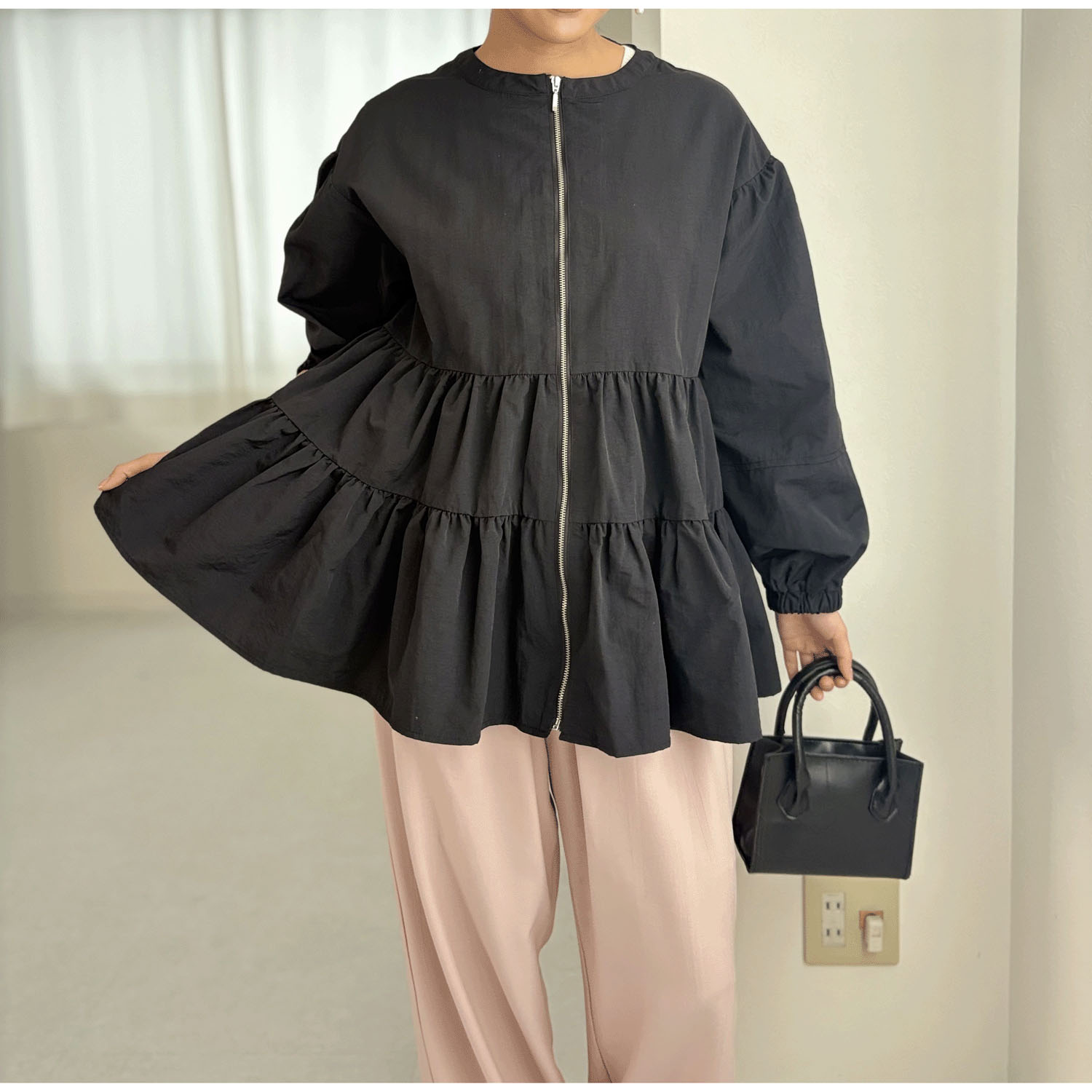 【my life】ティアードブルゾン - 画像3