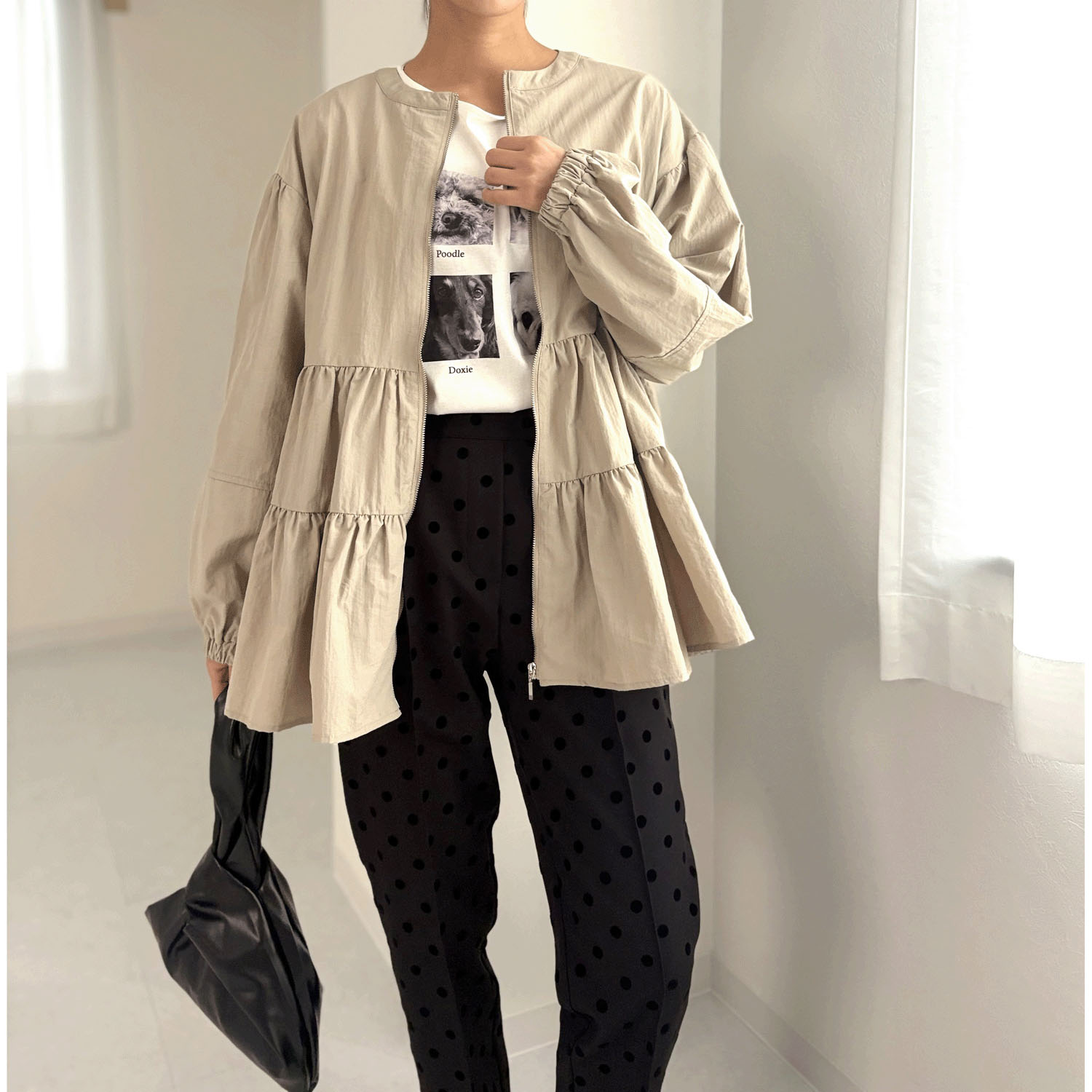 【my life】ティアードブルゾン