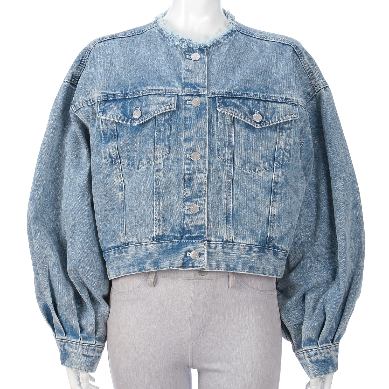 ノーカラーフリンジデニム - 画像14