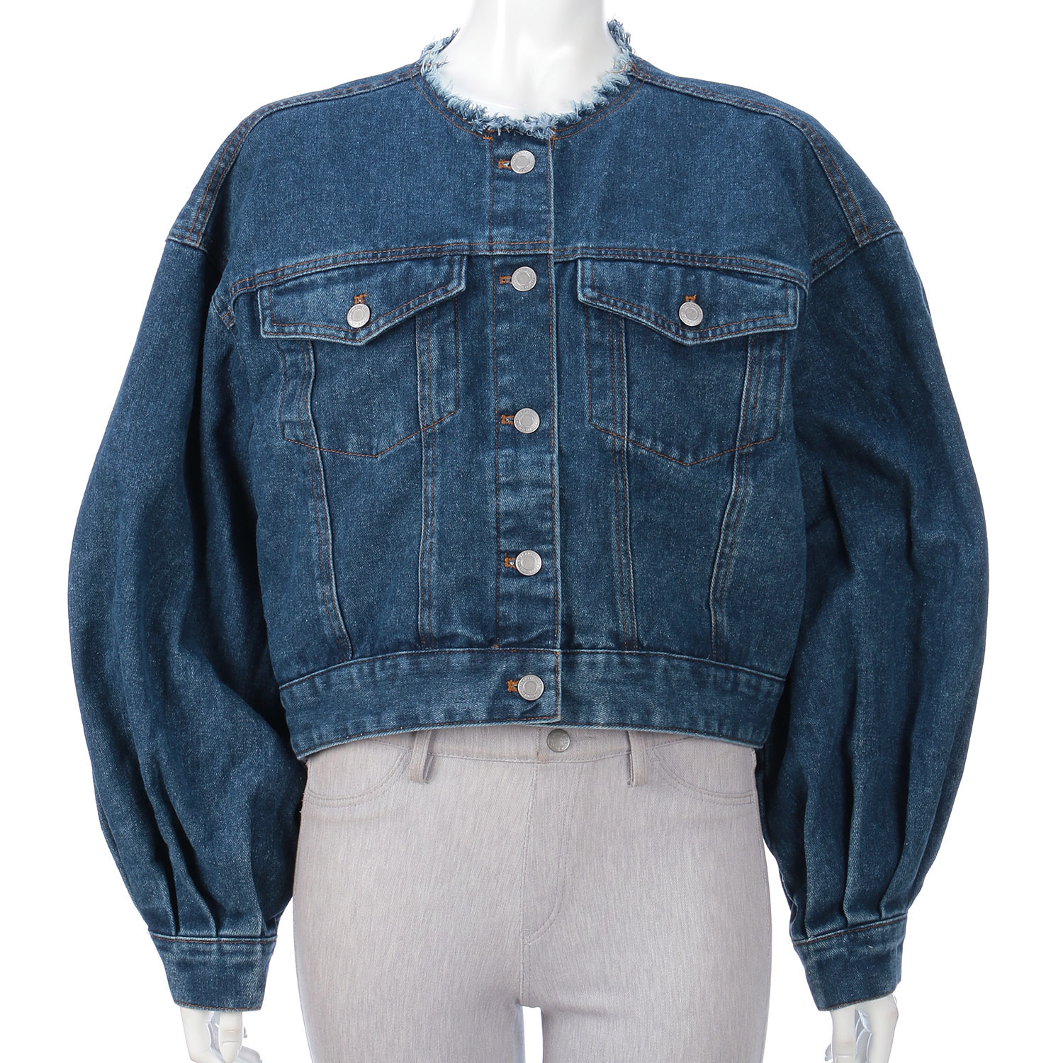 ノーカラーフリンジデニム - 画像17