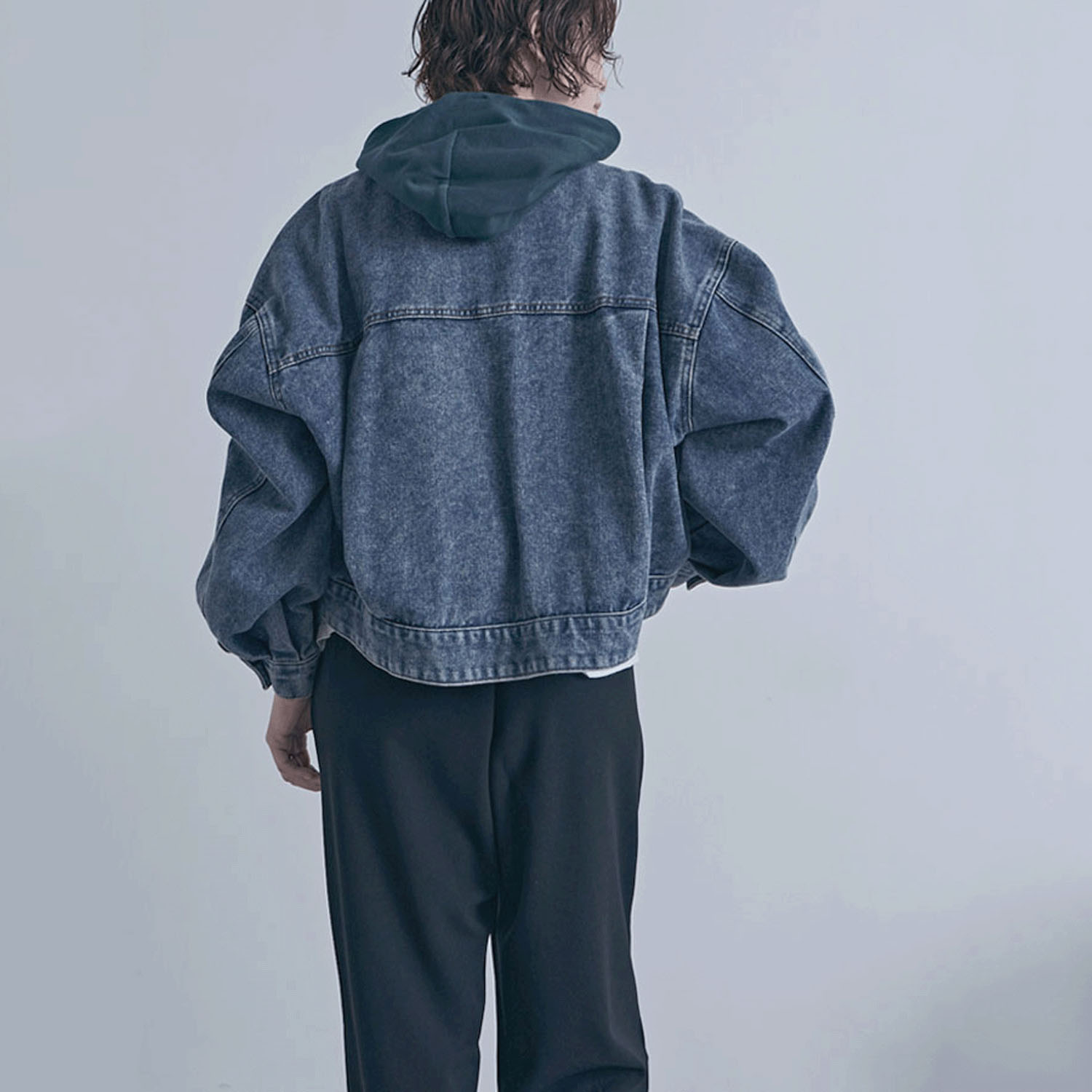 ノーカラーフリンジデニム - 画像3