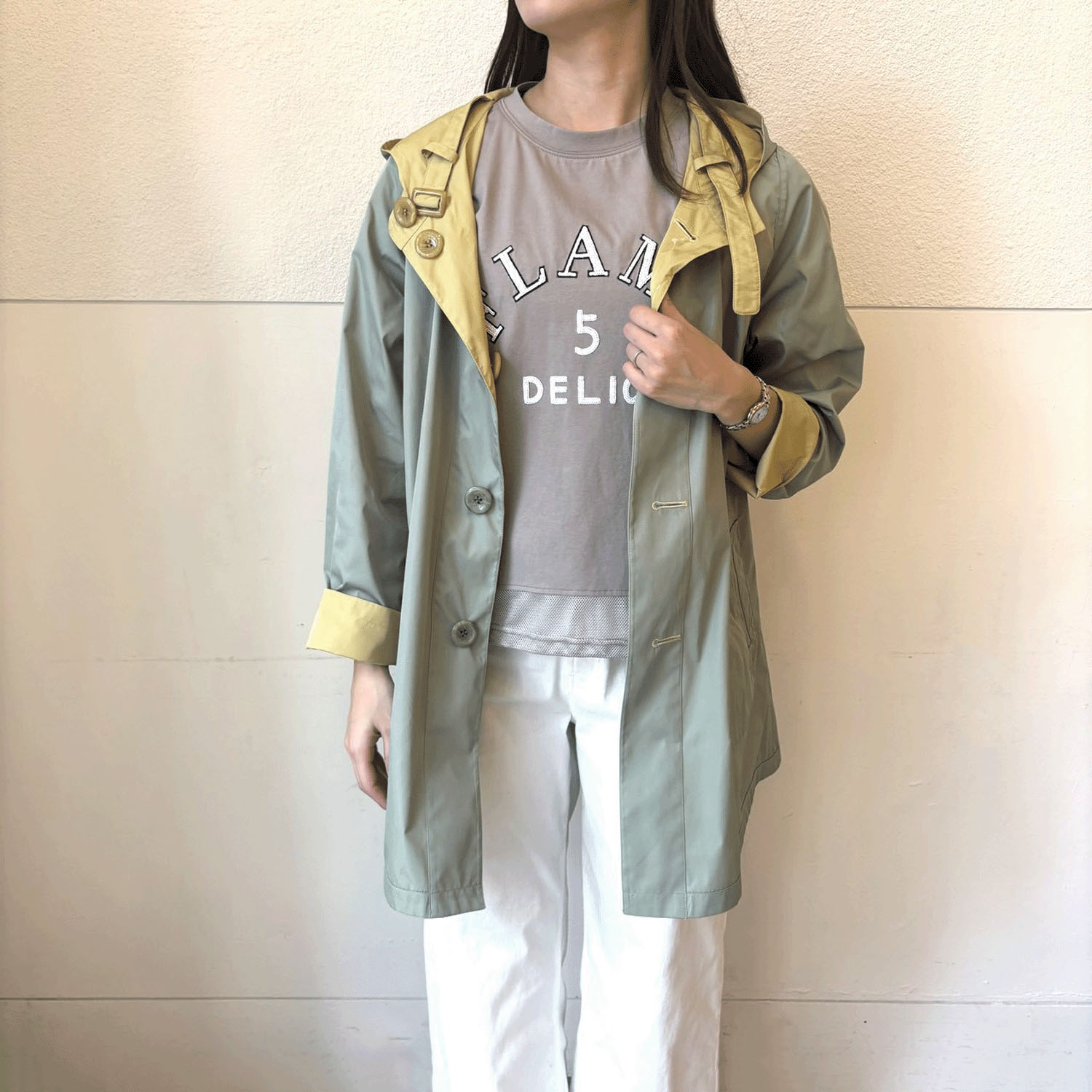 ダブルフェイスリバーシブルコート - 画像12