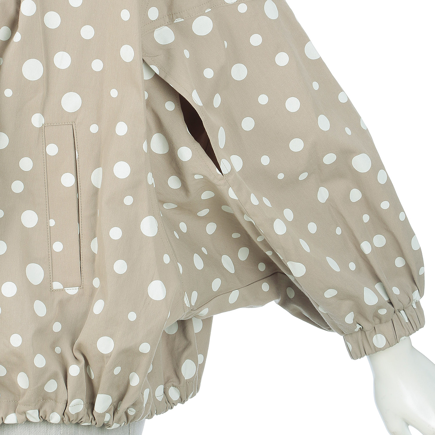 綿ツイル水玉プリントジャケット - 画像3