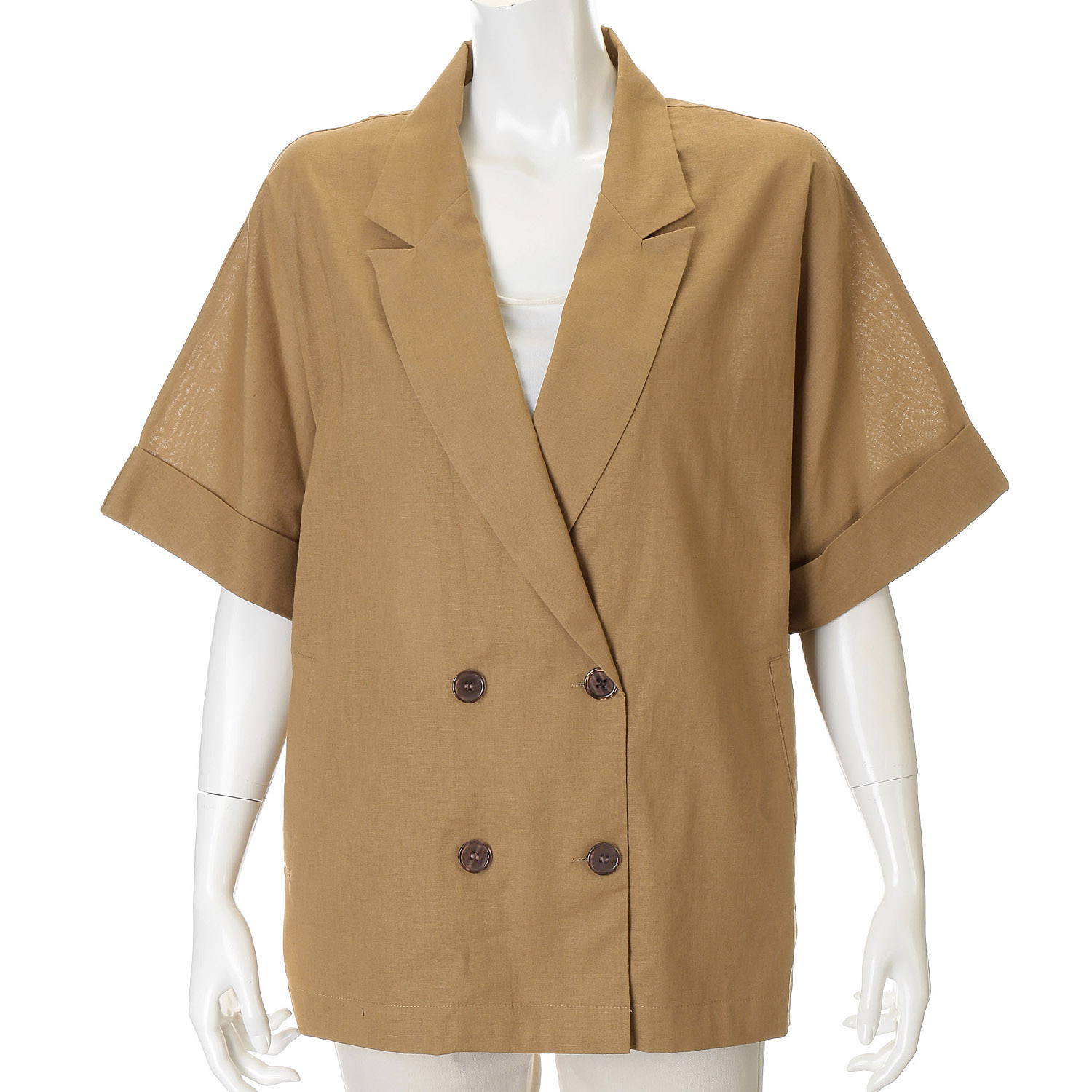 麻ジャケット - 画像1