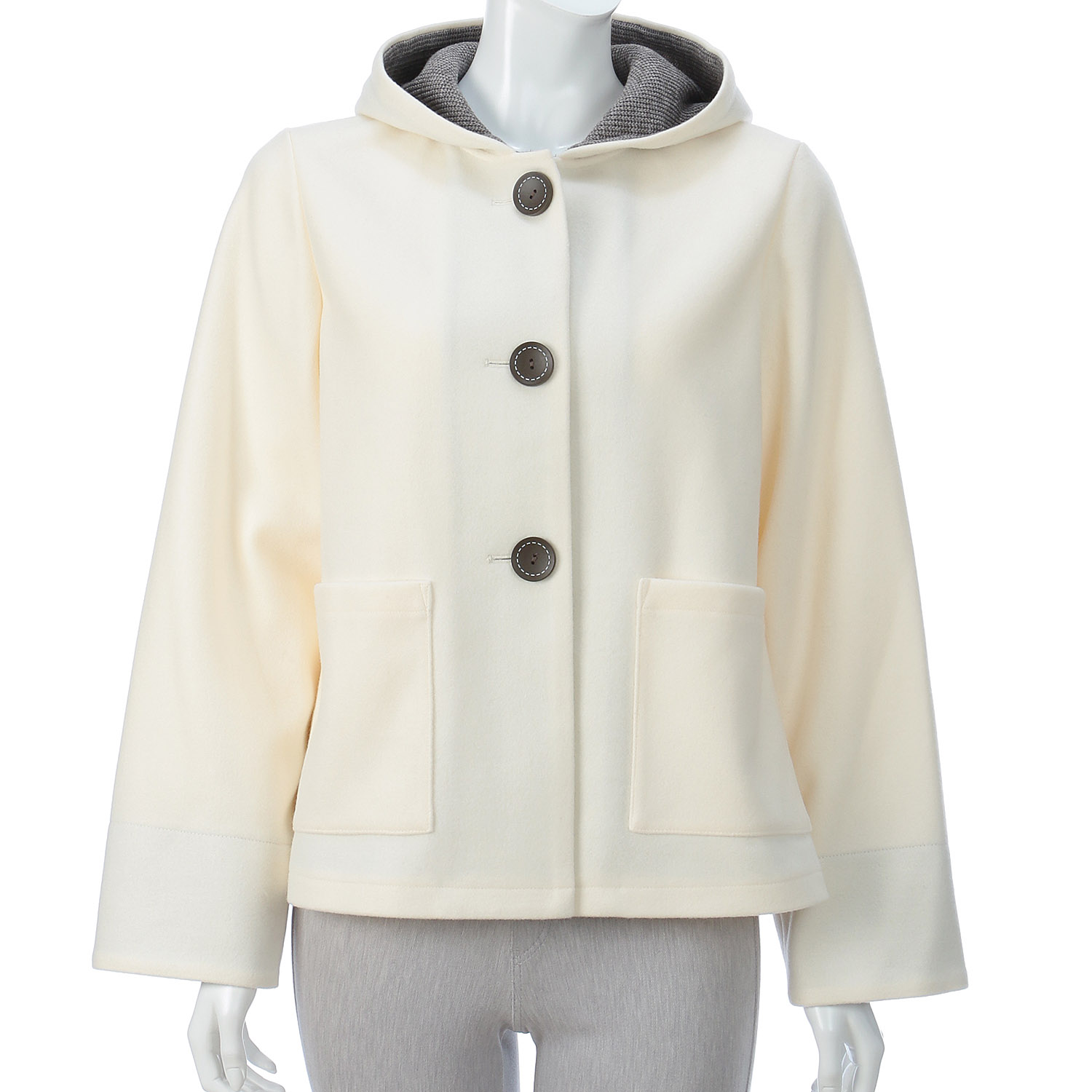 ウール調フェルトジャケット - 画像3