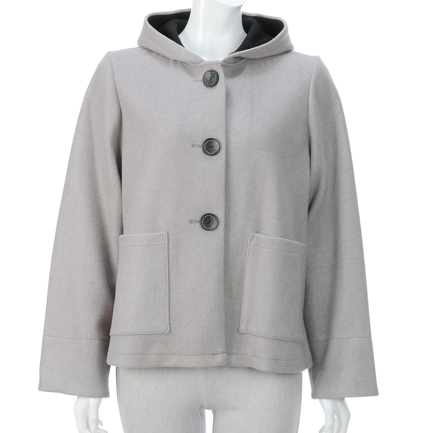 ウール調フェルトジャケット - 画像4