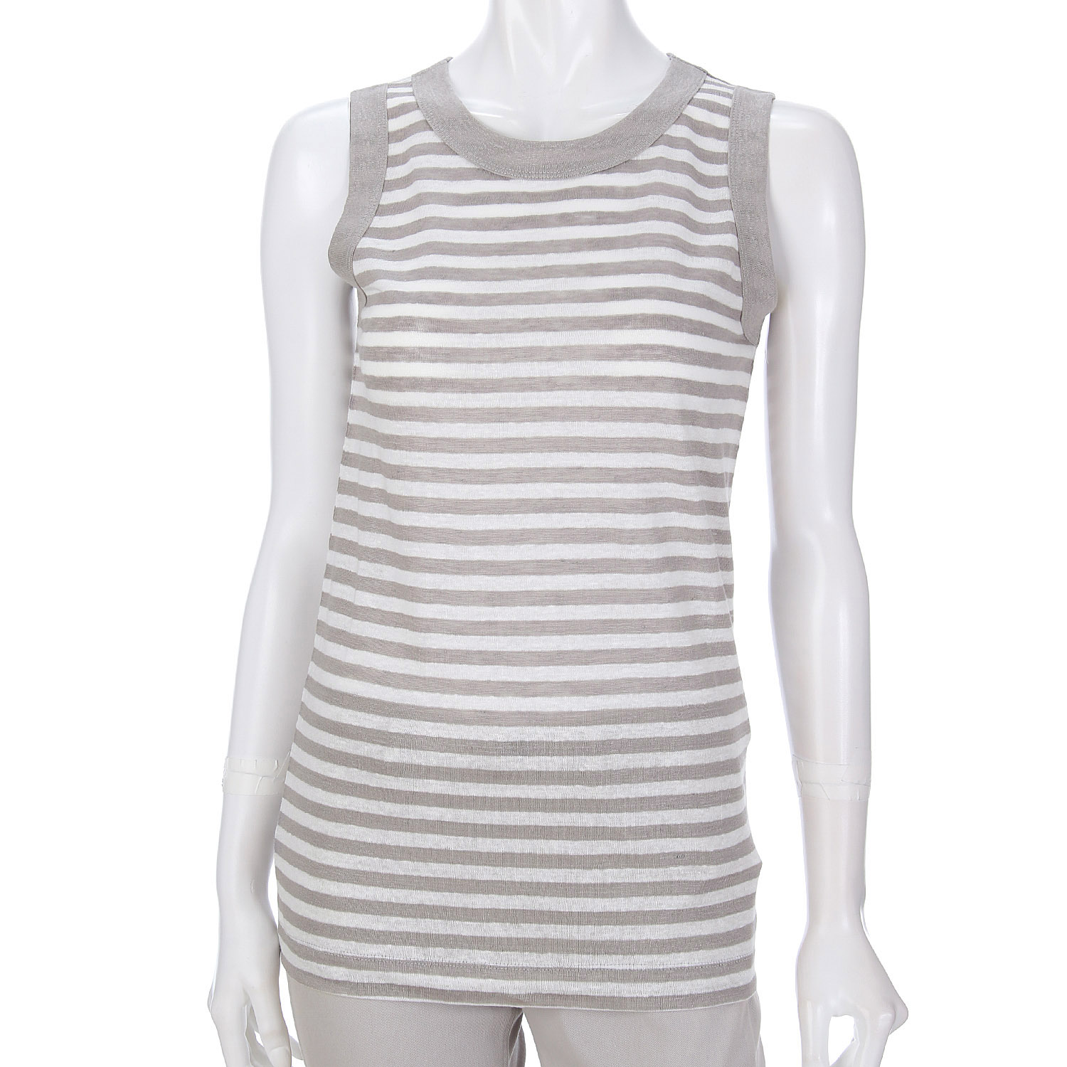 mao made スタンダード細しましまタンクトップ - 画像2