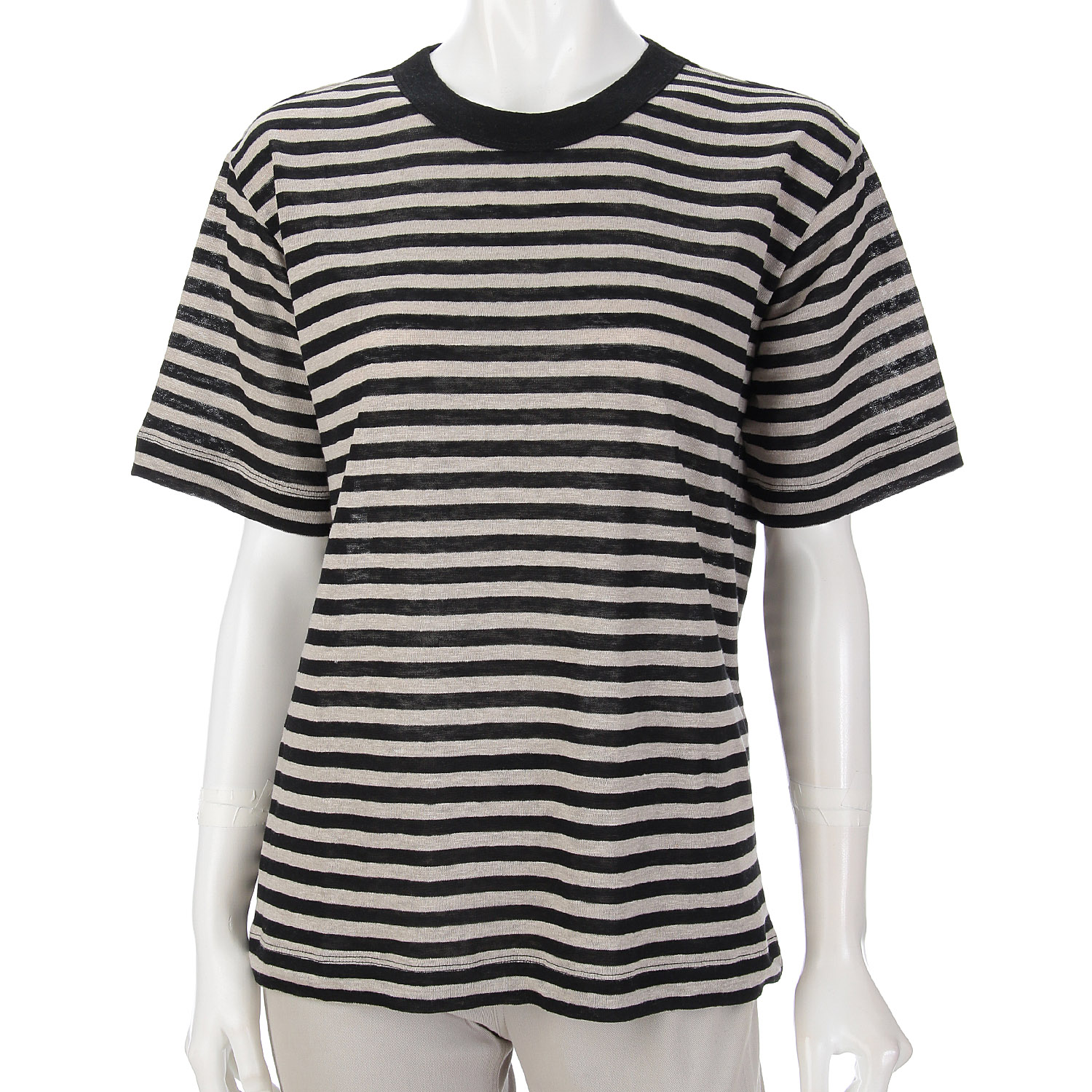 mao made ハーフスリーブスタンダード細しましまTEE - 画像8