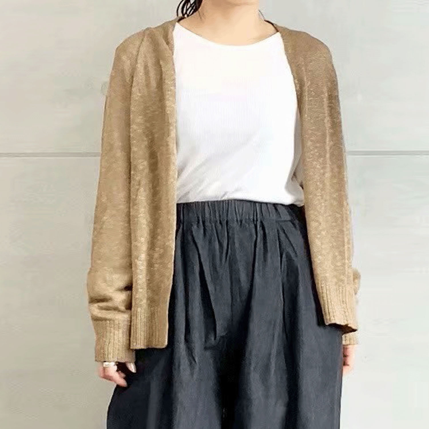 AUG 着流しニットカーデ - 画像1