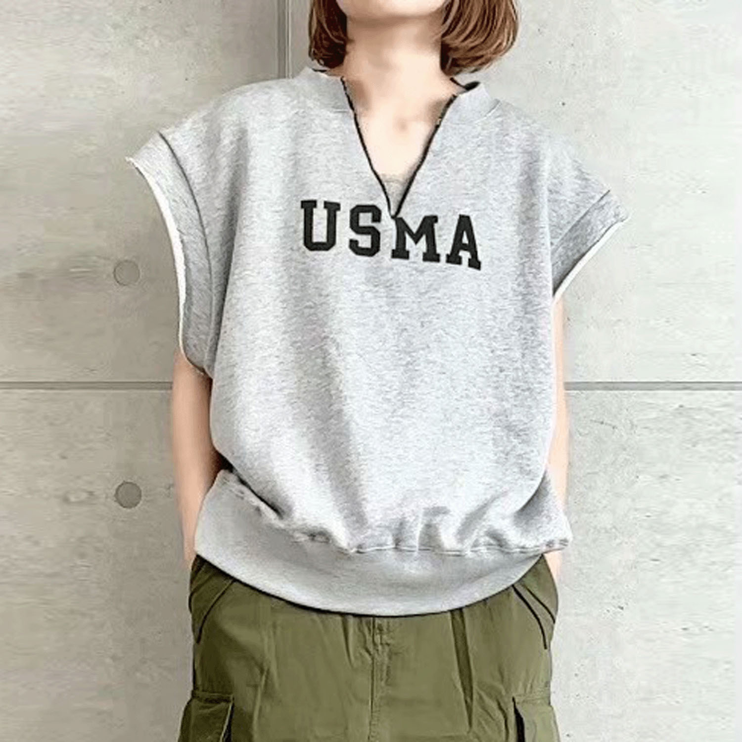 alee 裏毛スウェットベスト - 画像1