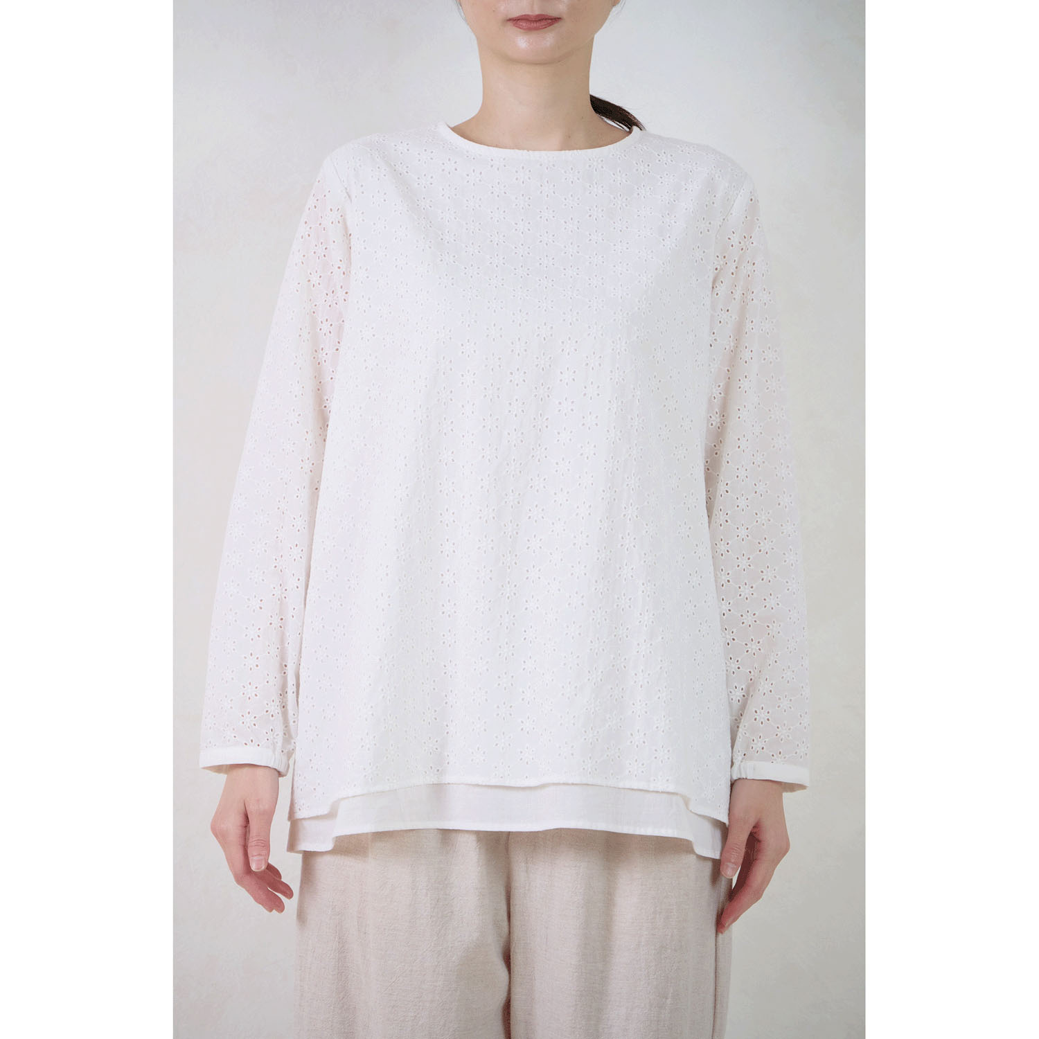 【Insta Live】le ciel 小花レースブラウス - 画像1