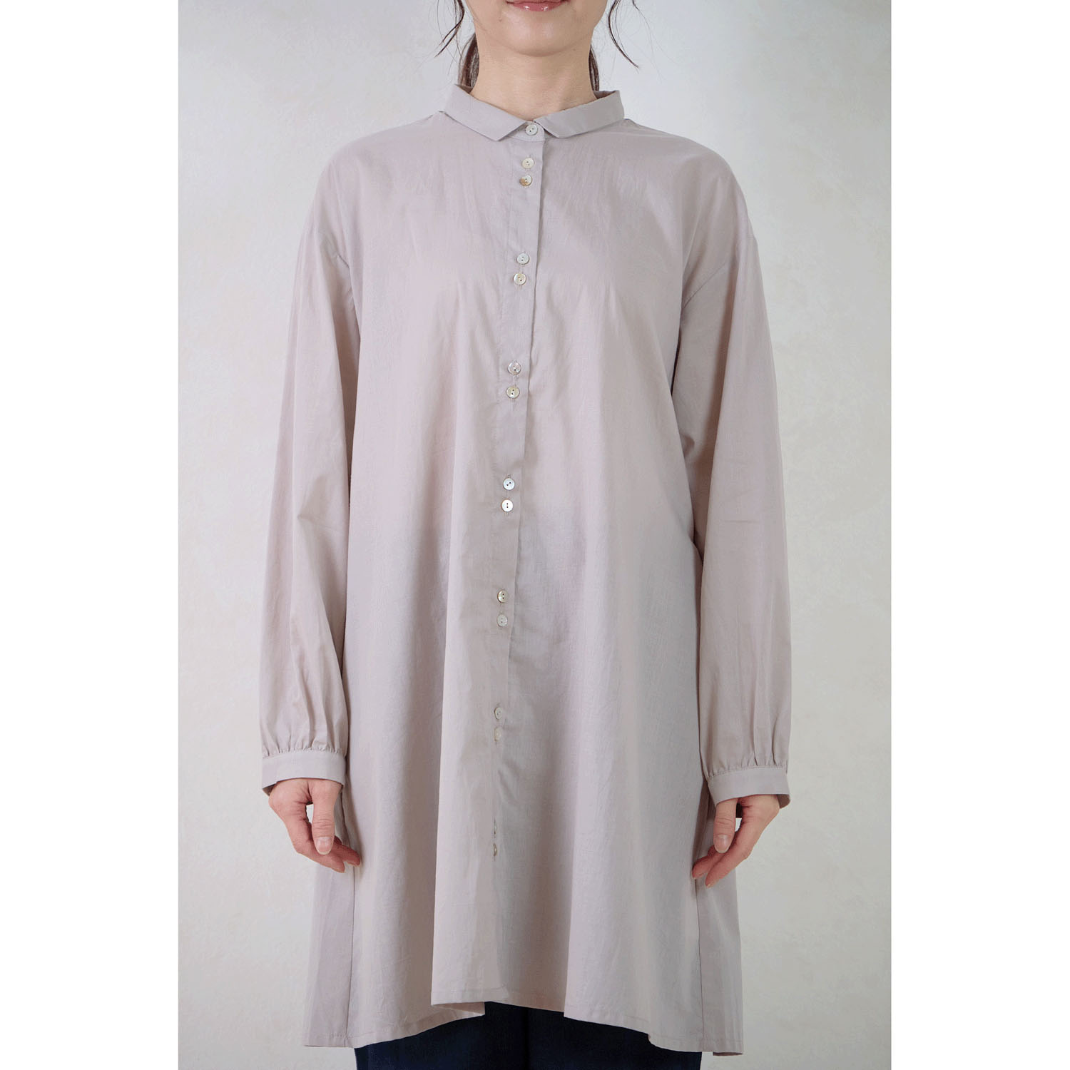 le ciel  コットンローンチュニックワンピース - 画像1