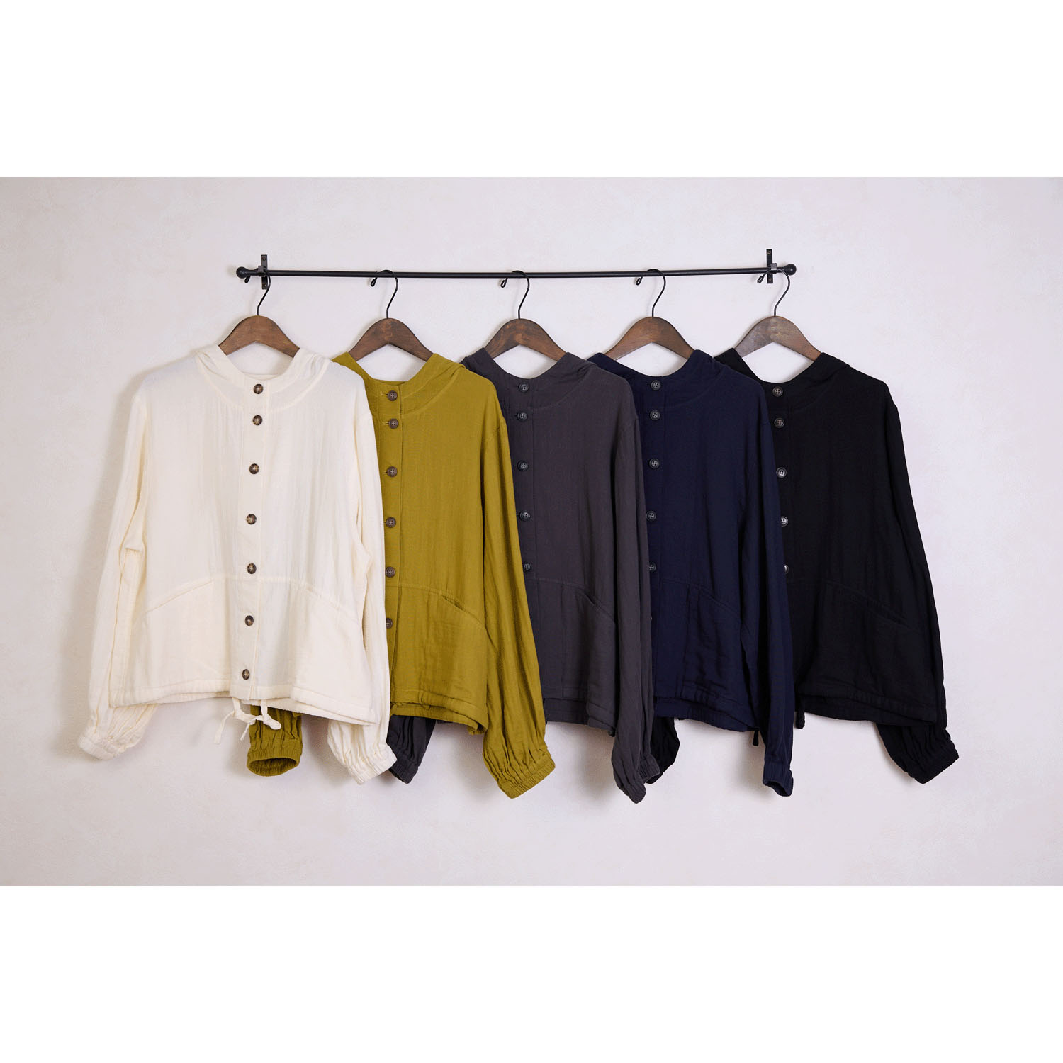 le ciel コットンガーゼパーカー - 画像2