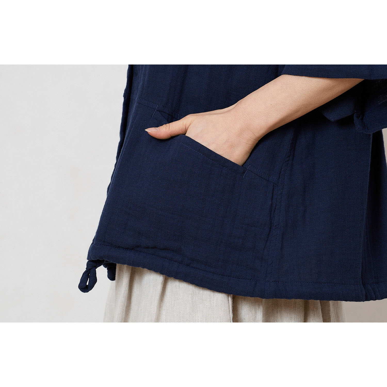 le ciel コットンガーゼパーカー - 画像11