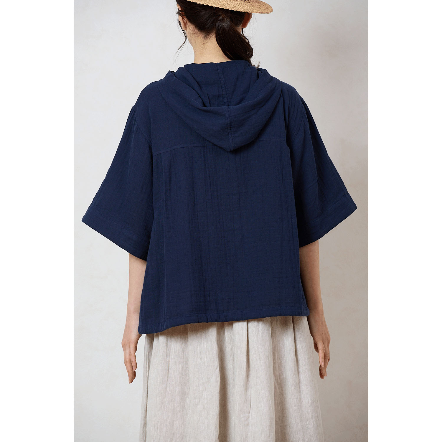 le ciel コットンガーゼパーカー - 画像9