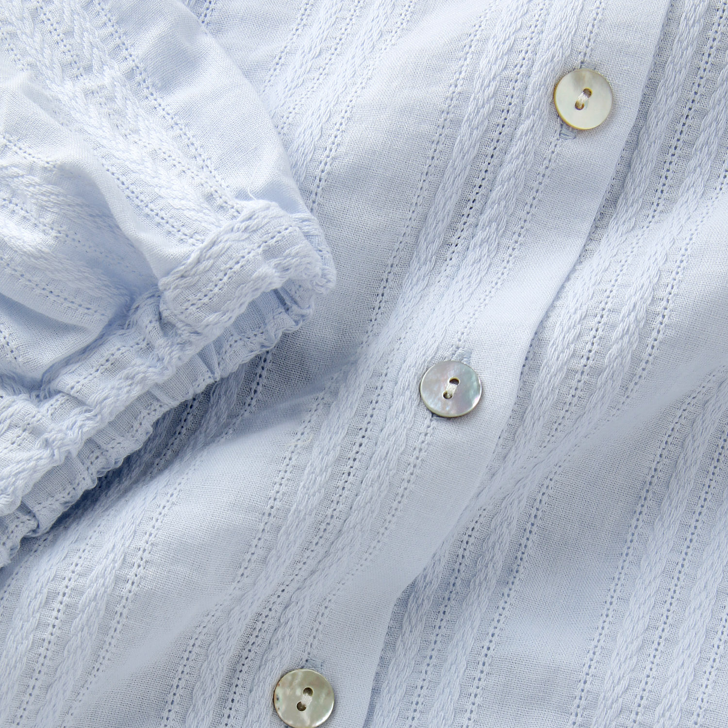 le ciel コットンコンドビースストライプブラウス - 画像12