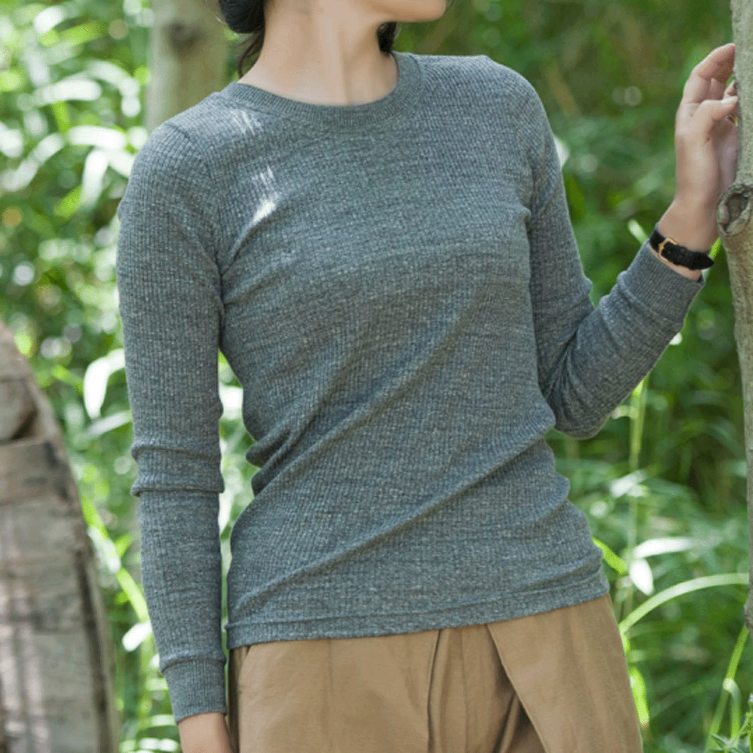 天衣無縫 コットンリブクルーネック - 画像6