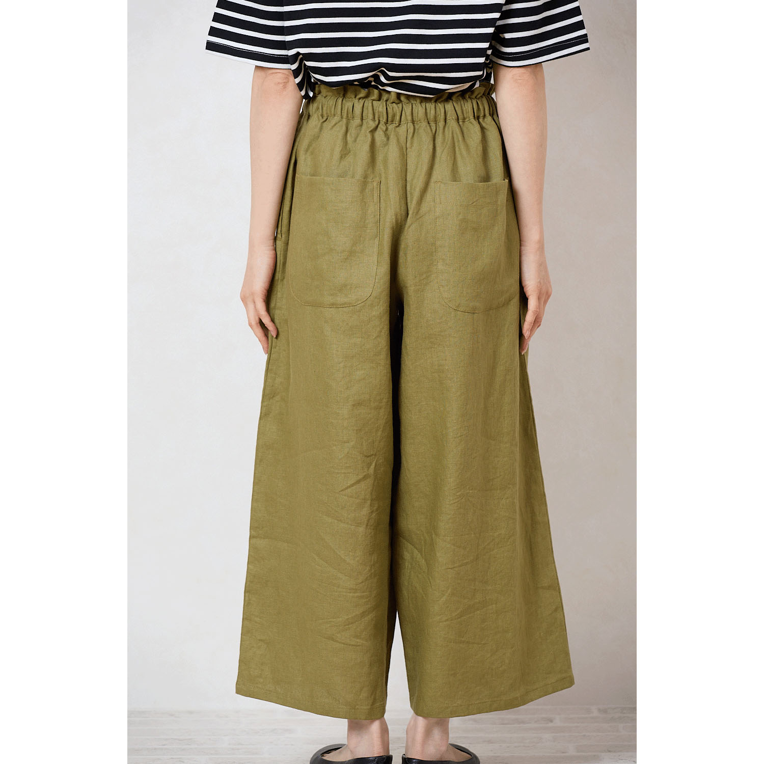 le ciel 麻平織りパンツ - 画像5