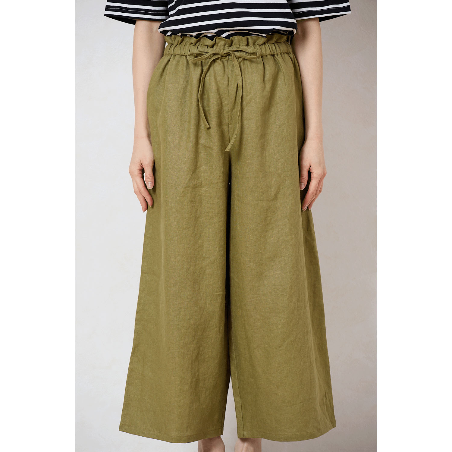 le ciel 麻平織りパンツ - 画像1