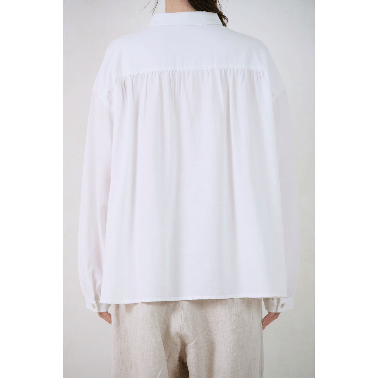 le ciel de demain コットンローンブラウス - 画像5