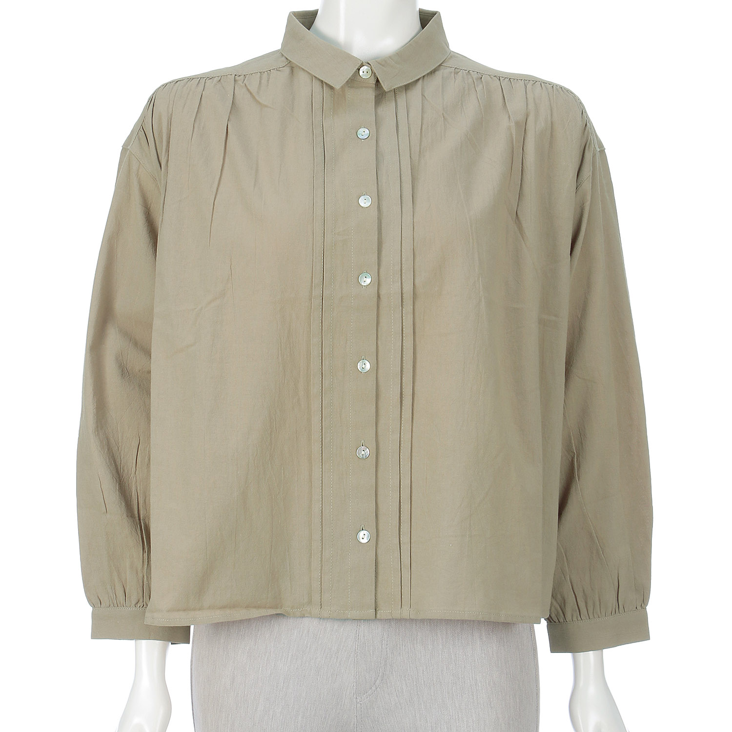 le ciel de demain コットンローンブラウス - 画像9