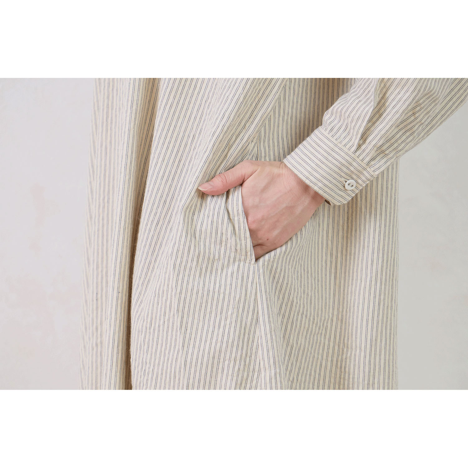 le ciel de demain コットンストライプワンピース - 画像7