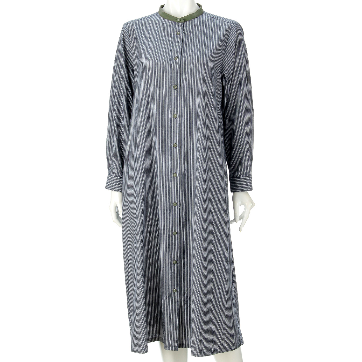 le ciel de demain コットンストライプワンピース - 画像9