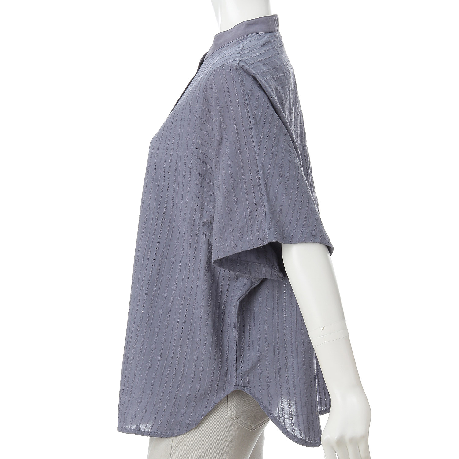 le ciel de demain コットンストライプレースチュニック - 画像11