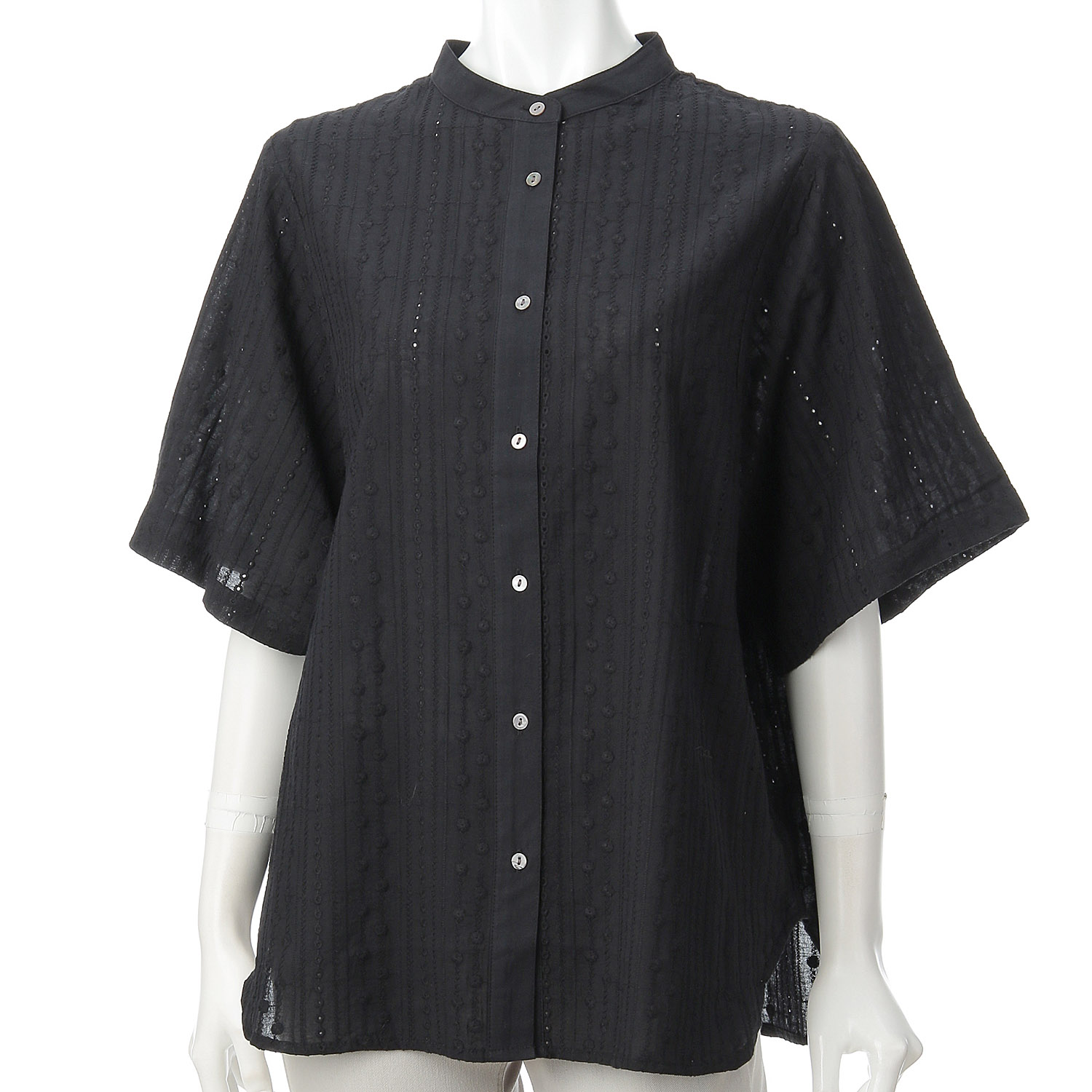 le ciel de demain コットンストライプレースチュニック - 画像14