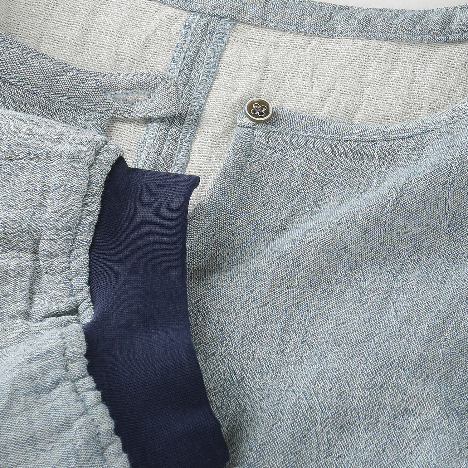 le ciel a tempsdoux  綿シャンブレーダブルガーゼブラウス - 画像11